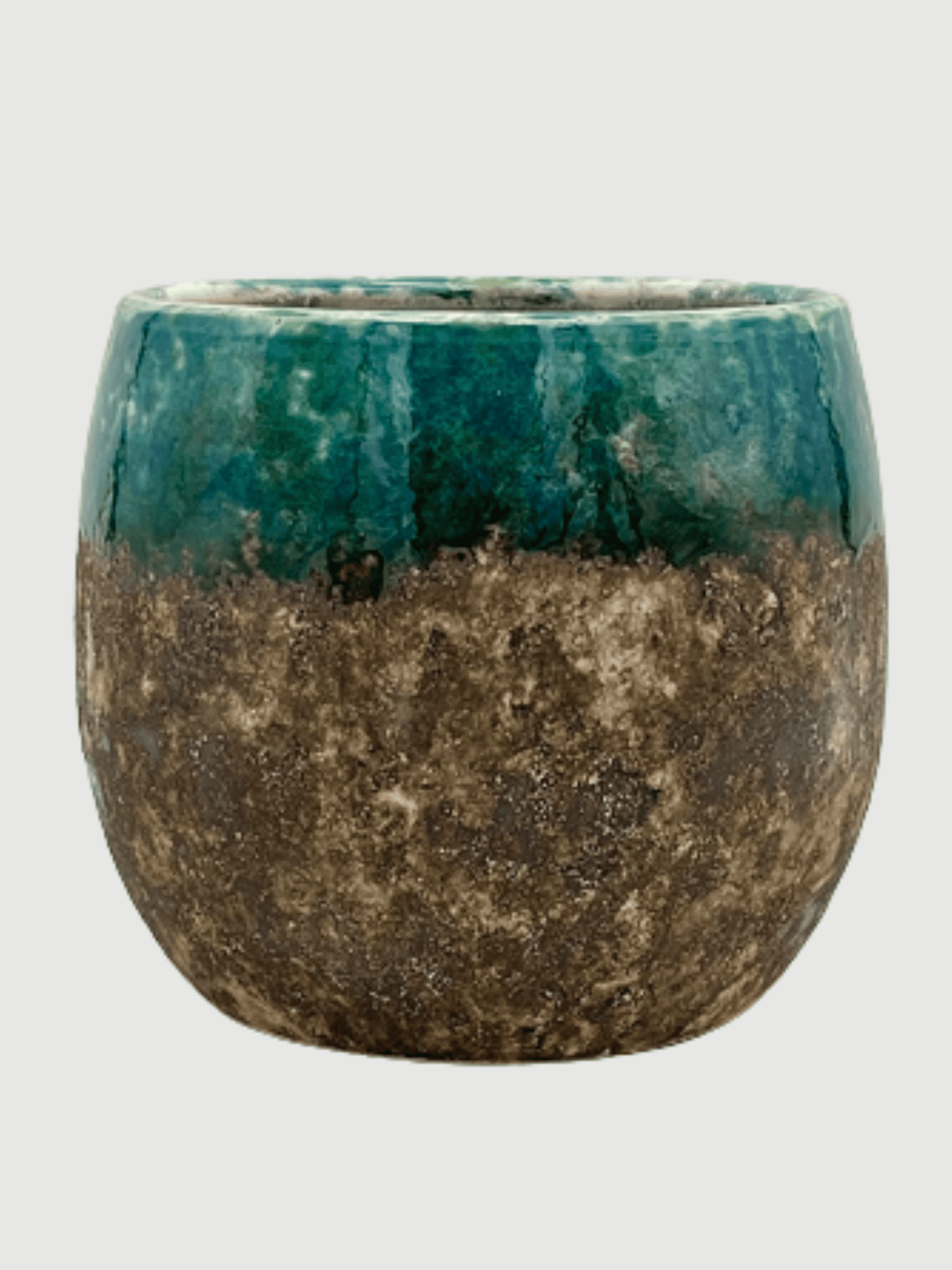 Lindy Ceramic Plant Pots, Black Green, House Plant Pot in Multiple Sizes - Rebel Plants
