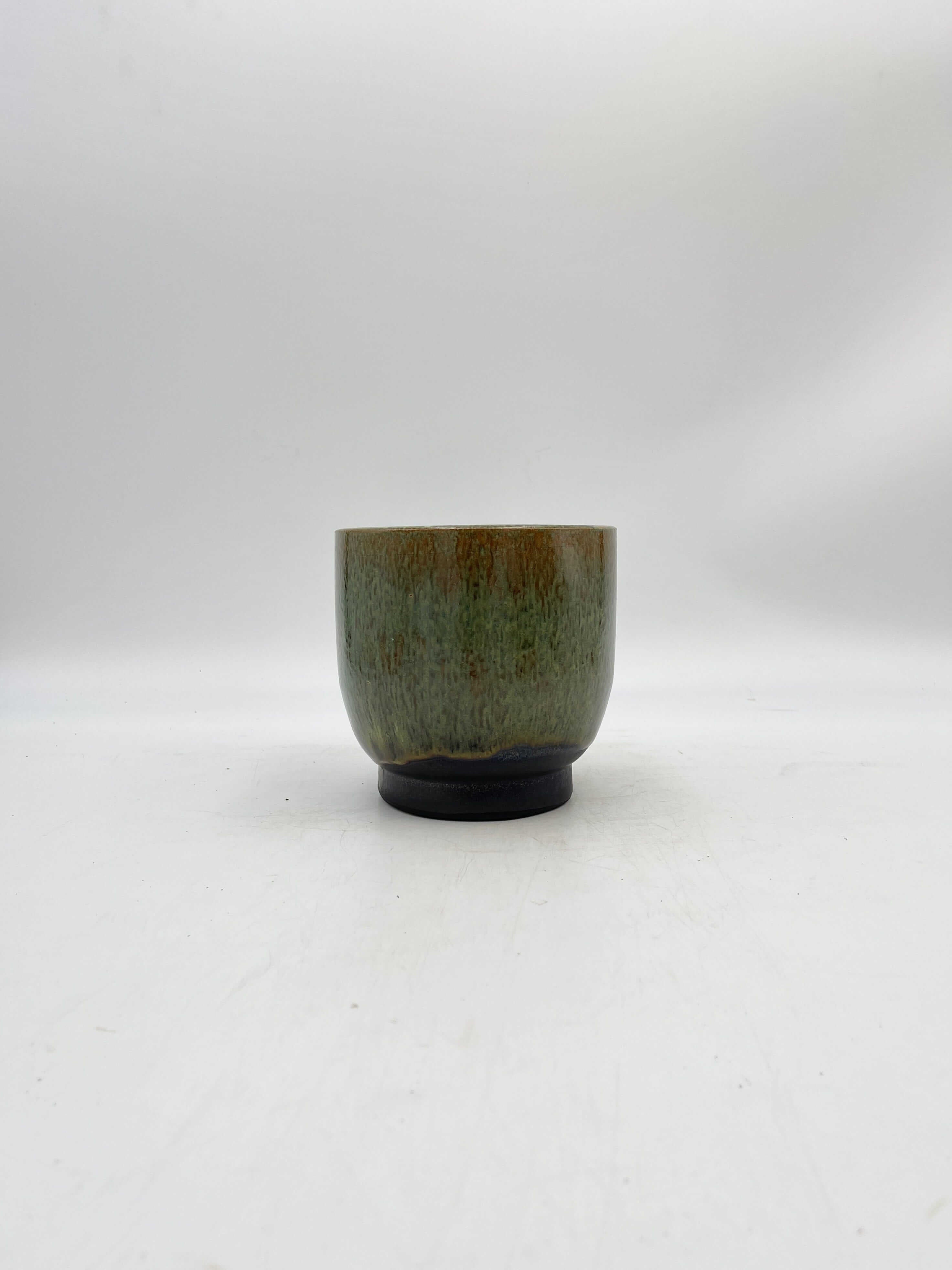 Linn Ceramic Plant Pots, Deep Green, Handmade