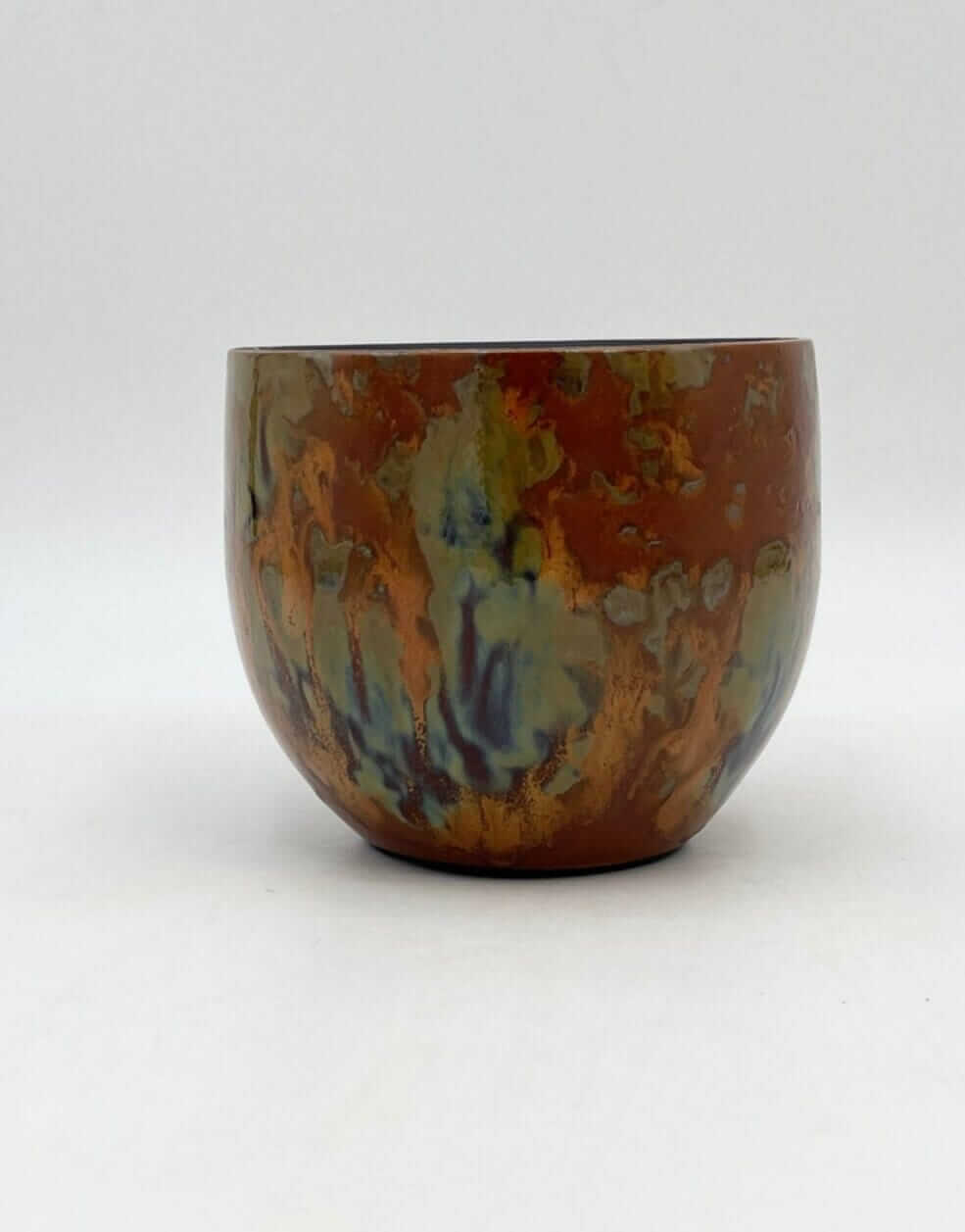 Luuk Handmade Ceramic Indoor Plant Pot, Red, 15cm