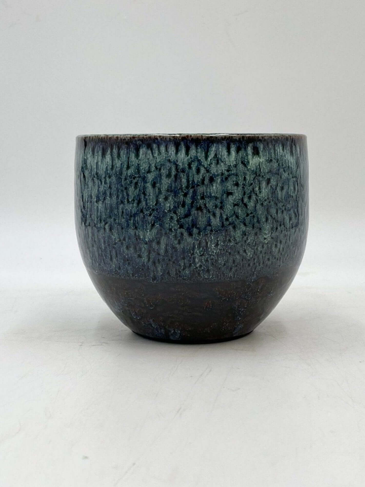Luuk Handmade Mason Blue, D15cm Houseplant Pot