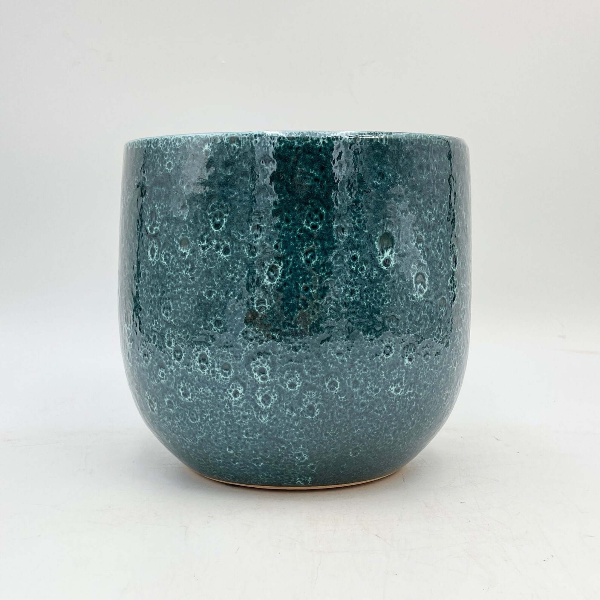 Paola Handmade, Ceramic Plant Pots, Turquoise House Plant Pot in Multiple Sizes