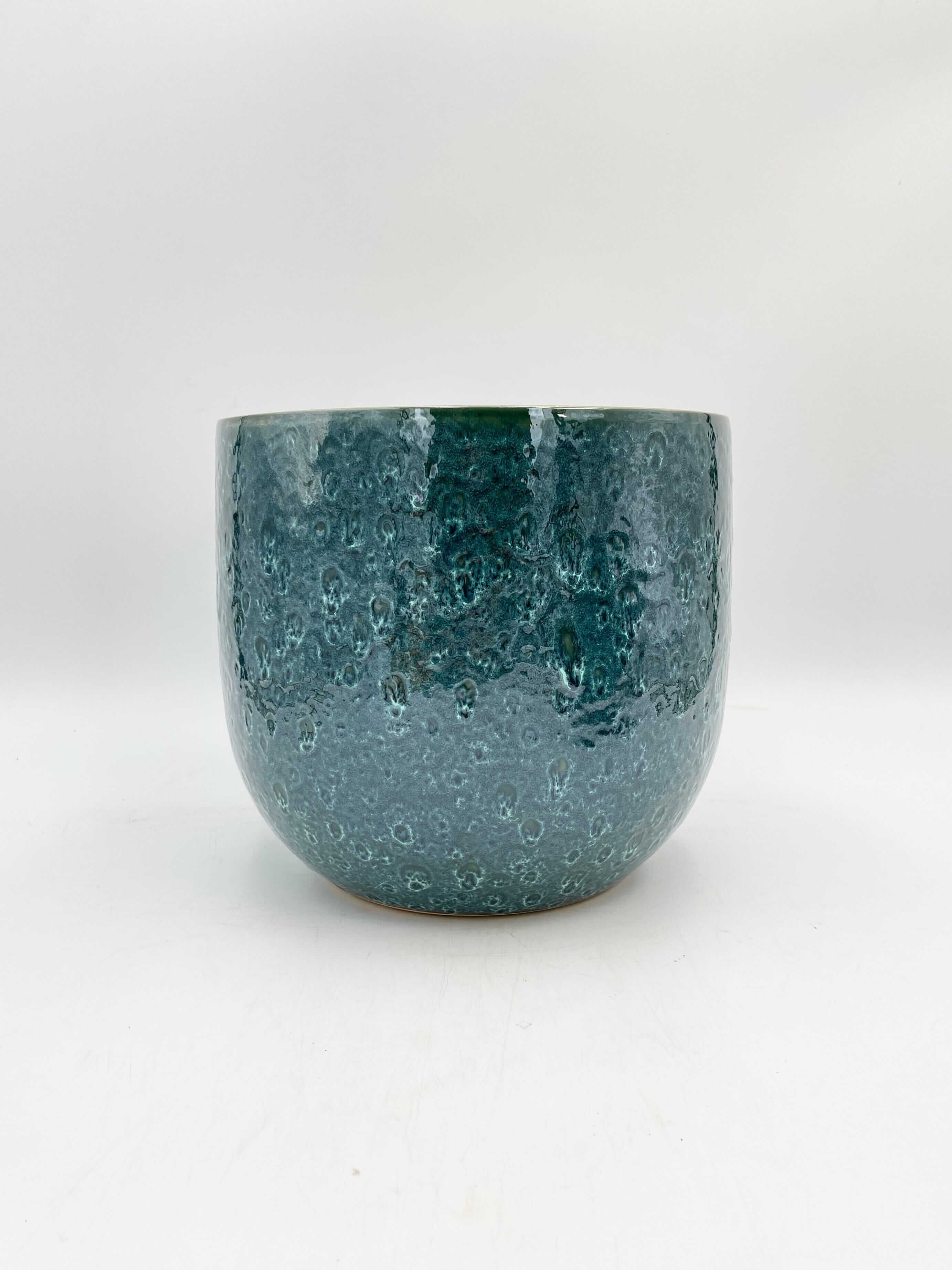 Paola Handmade, Ceramic Plant Pots, Turquoise House Plant Pot in Multiple Sizes