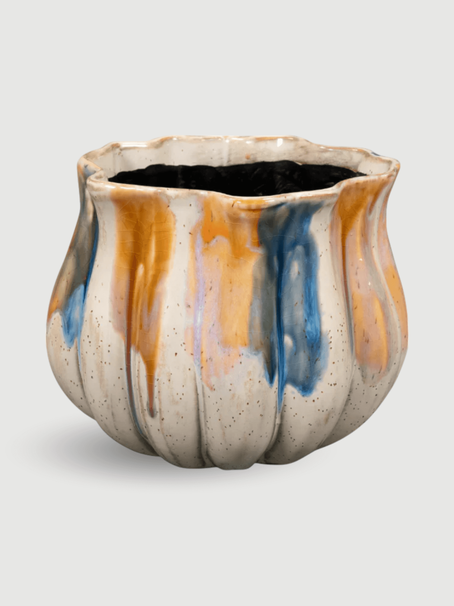 Pastel Ceramic Plant Pot Molly - Aquarel - D17cm
