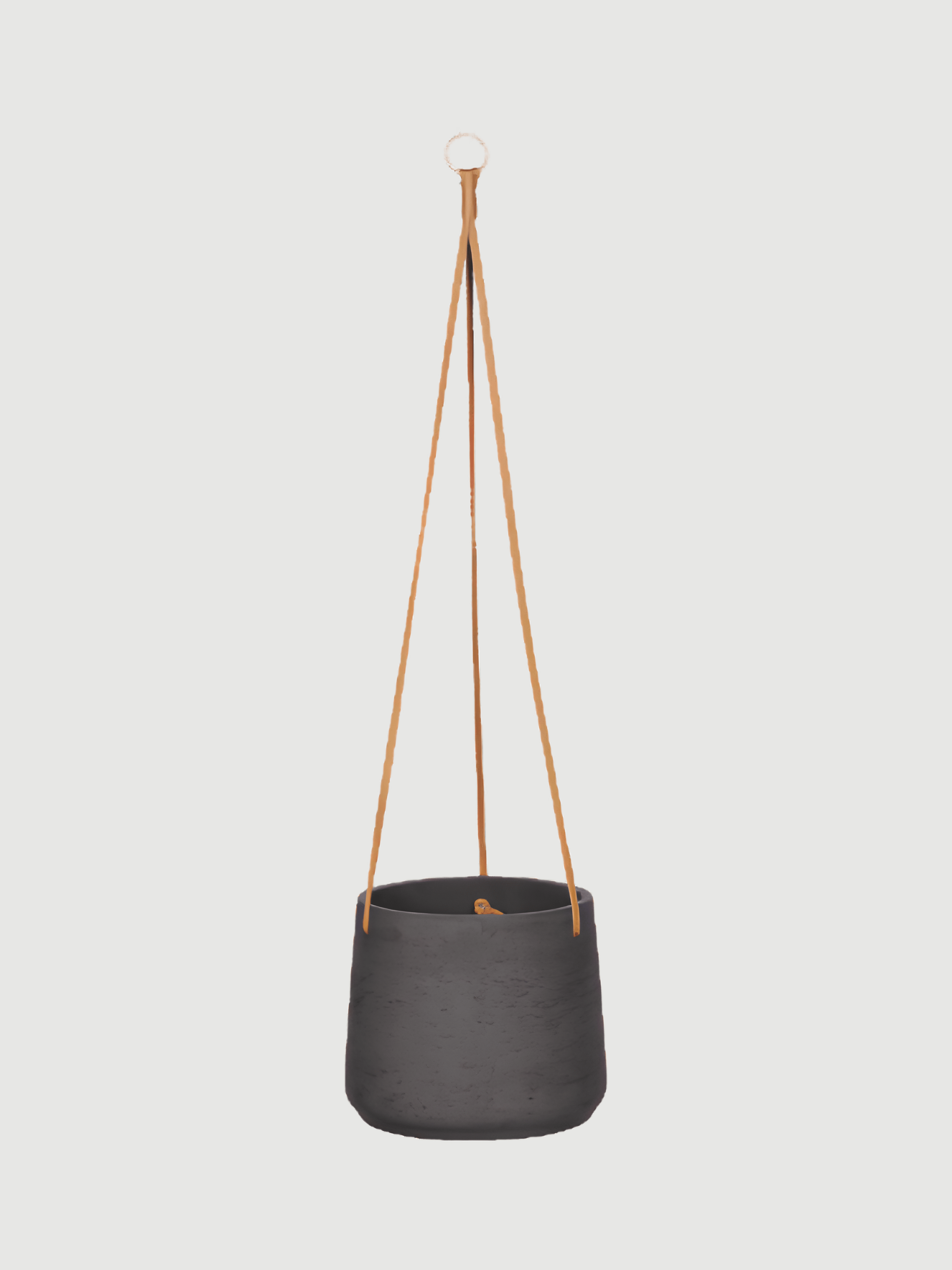 Patt Hanging Plant Pot, Black Washed, Multiple Sizes - Rebel Plants