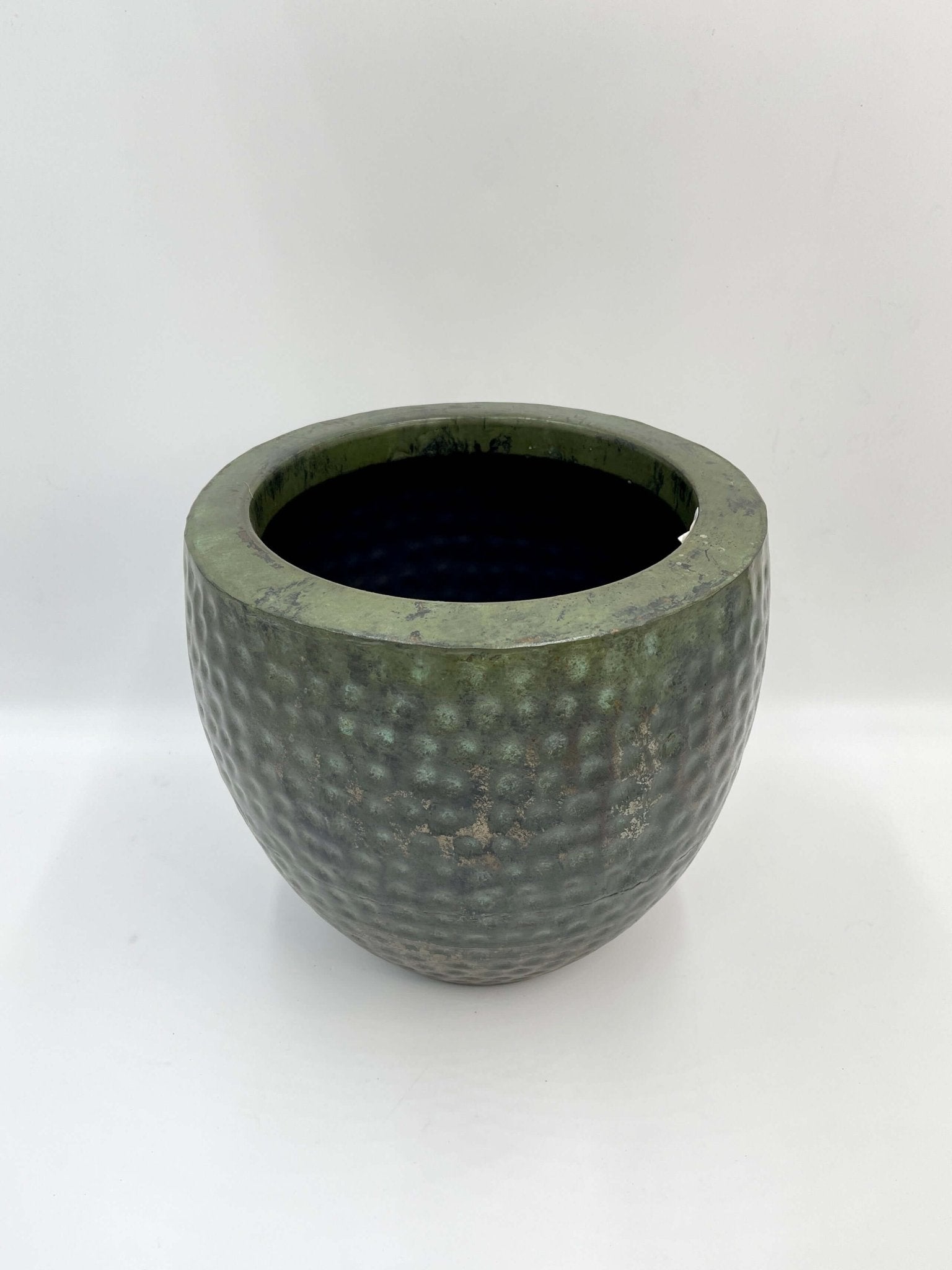 Plant Pots Metal Fabien - Mystic Green - XL Pot - Indoor & Outdoor
