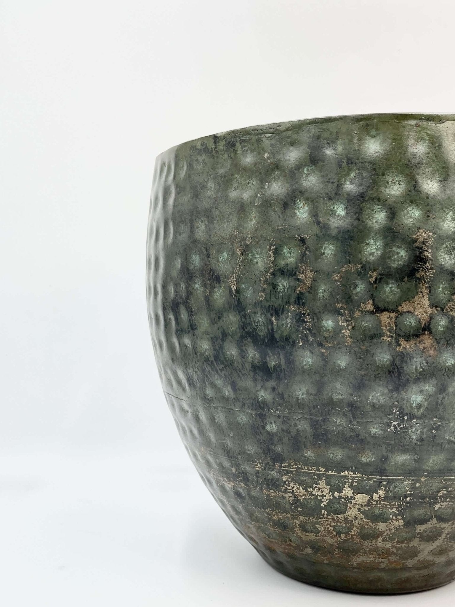 Plant Pots Metal Fabien - Mystic Green - XL Pot - Indoor & Outdoor