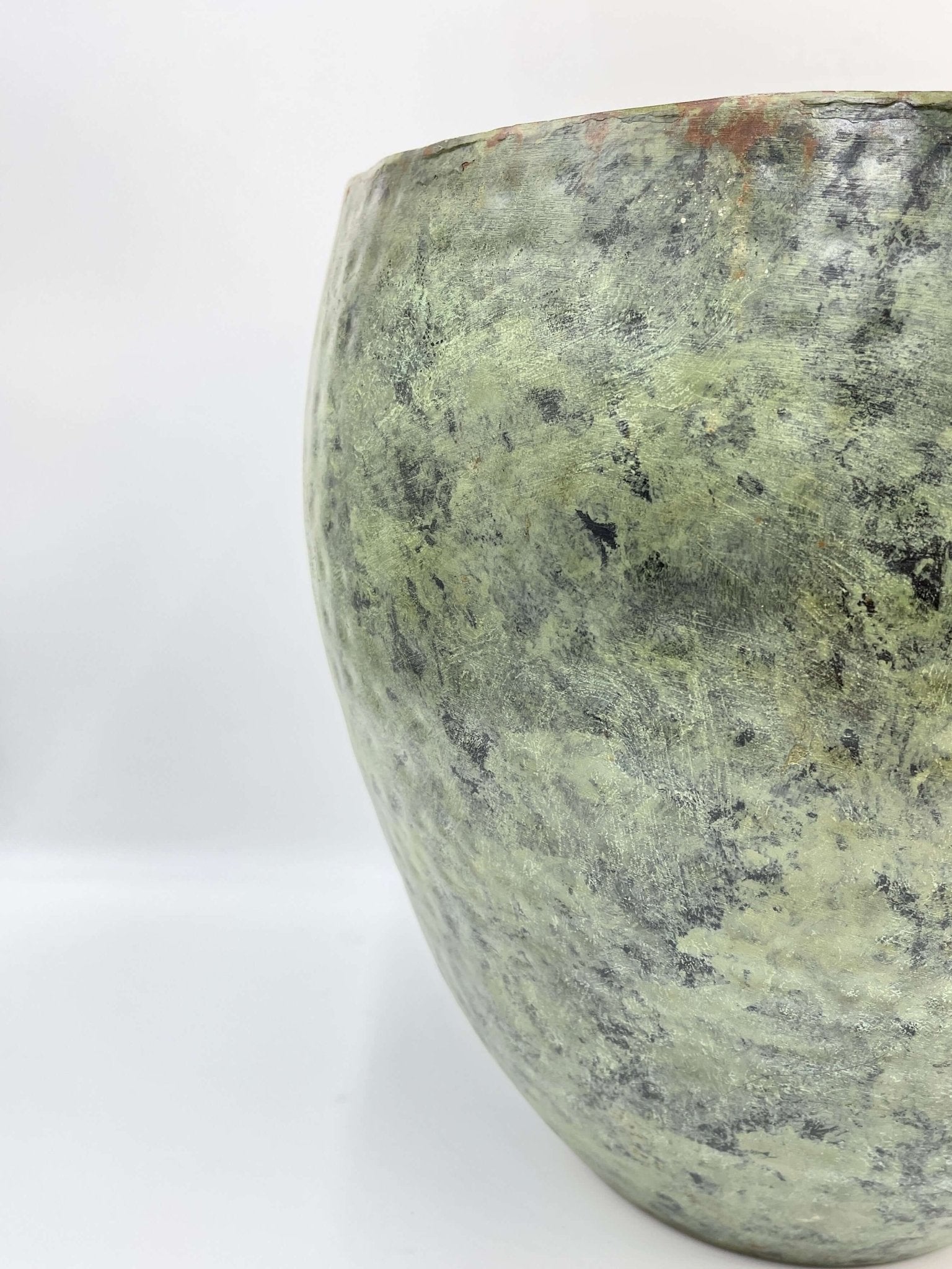 Plant Pots Metal Fabien - Mystic Green - XL Pot - Indoor & Outdoor