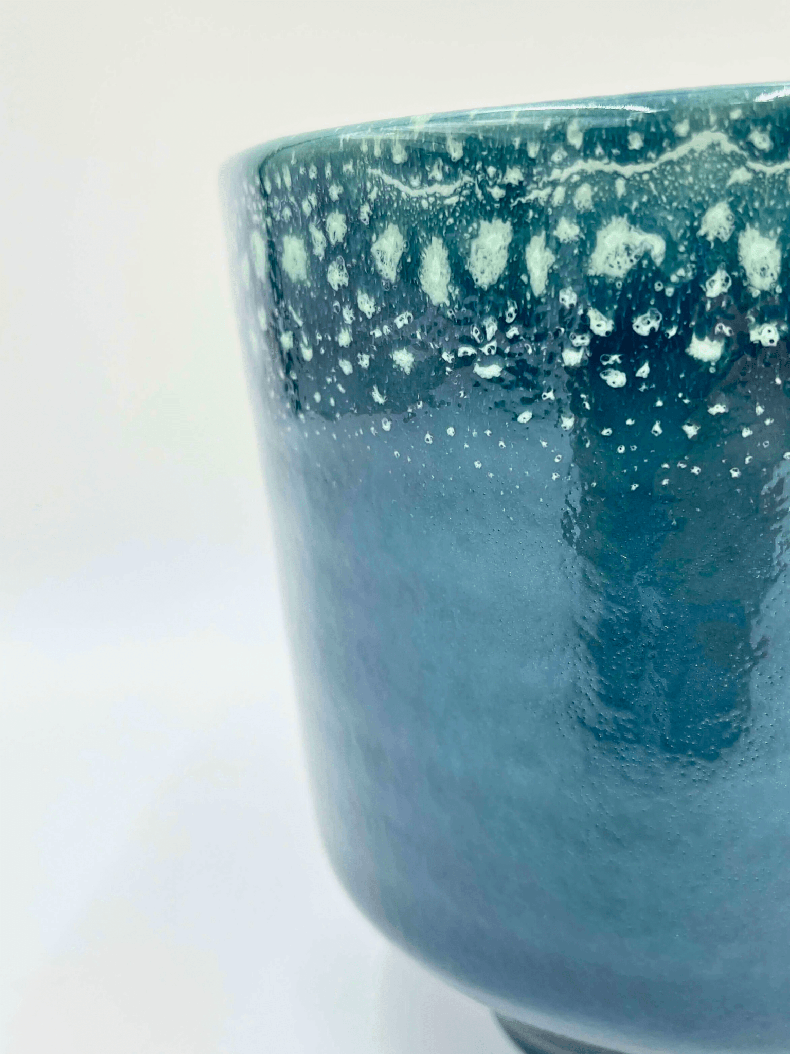 Retro Blue Plant Pot Otis - D16cm - Indoor Plant Pot