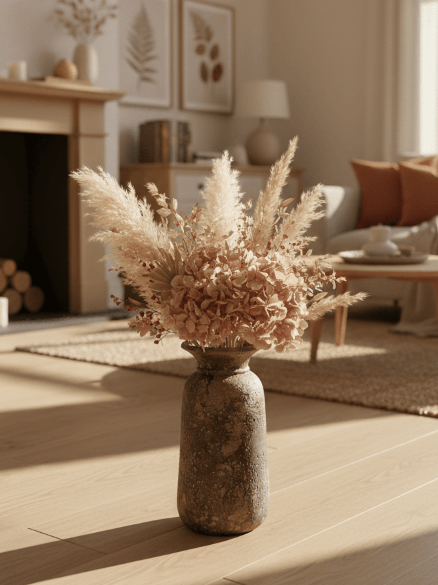 Rustic_Farmhouse_Vase_Bali_Concrete_Vases_Brown__Blue_H30cm