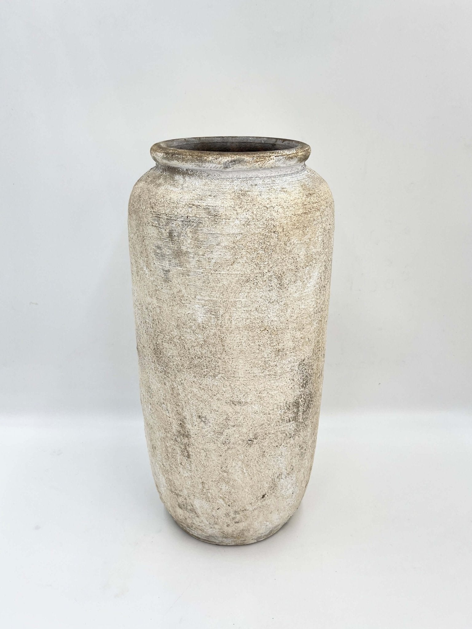 Rustic Style Floor Vase, Batu Sand Jug Vase in Multipe Sizes