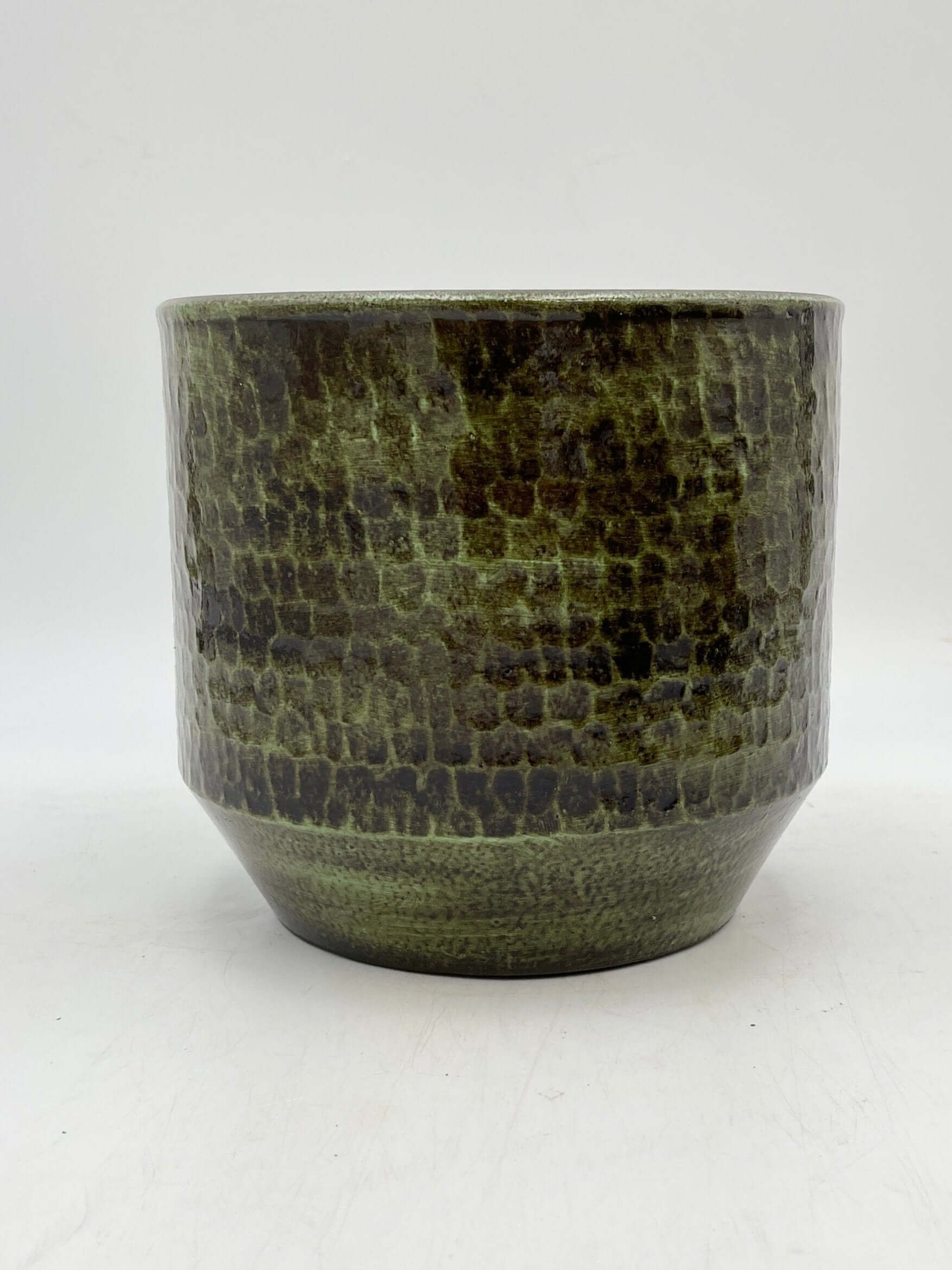 Sanna, Handmade Ceramic Plant Pots, Green, House Plant Pot in Multiple Sizes