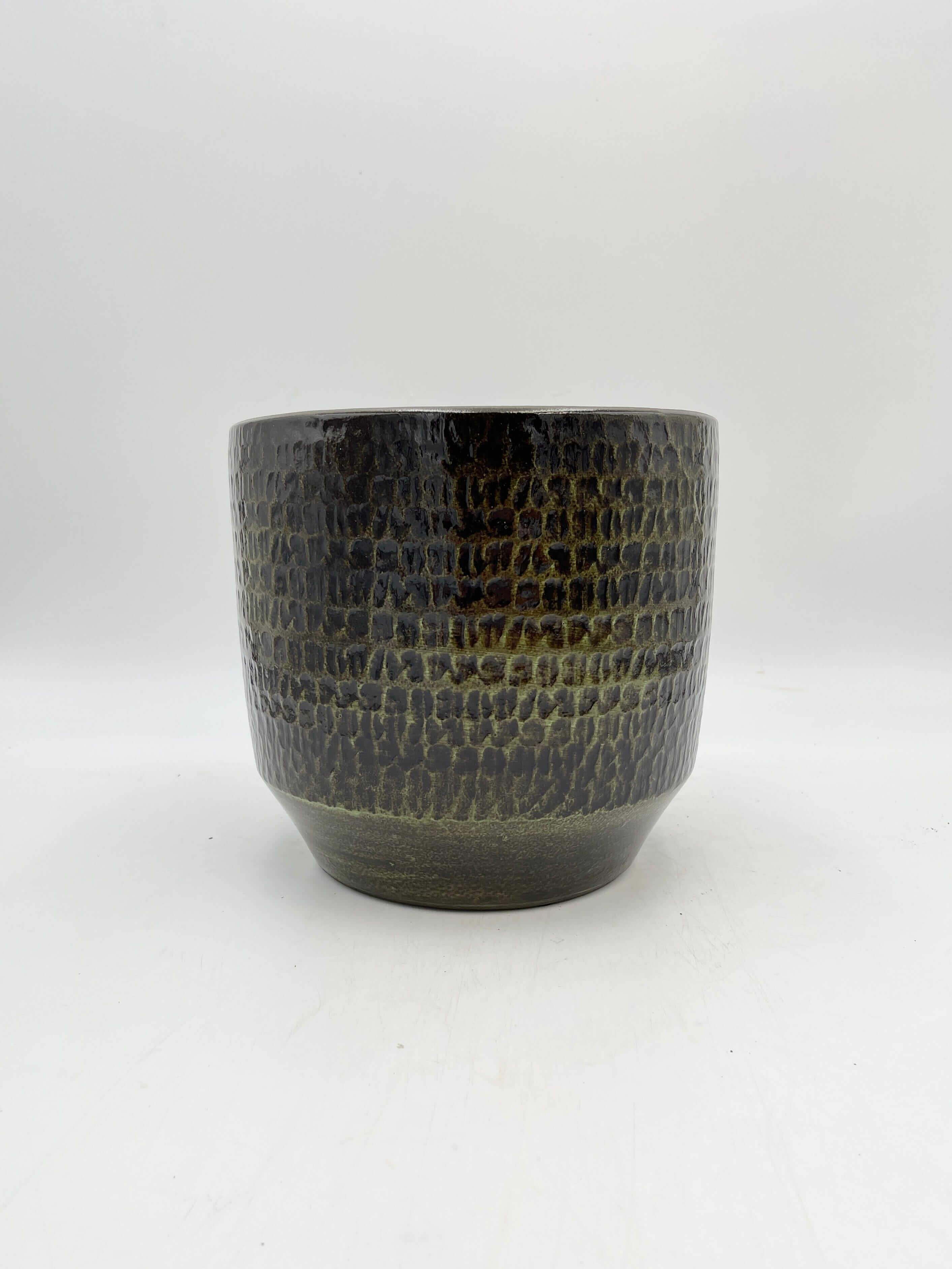 Sanna, Handmade Ceramic Plant Pots, Green, House Plant Pot in Multiple Sizes