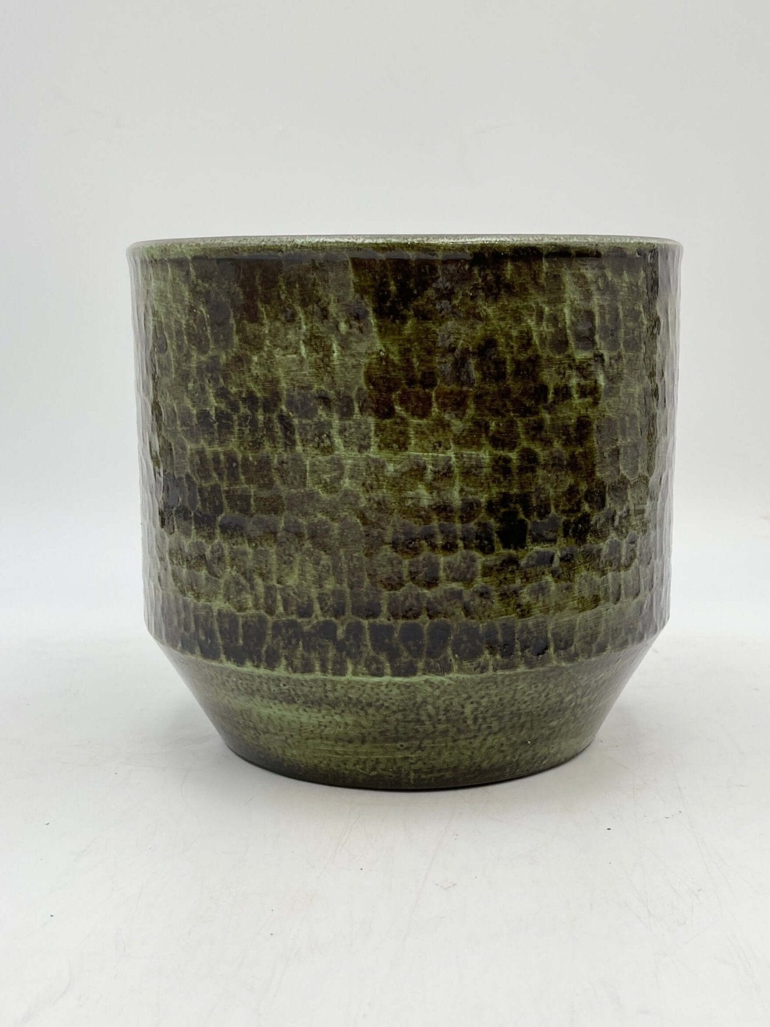 Sanna, Handmade Ceramic Plant Pots, Green, House Plant Pot in Multiple Sizes