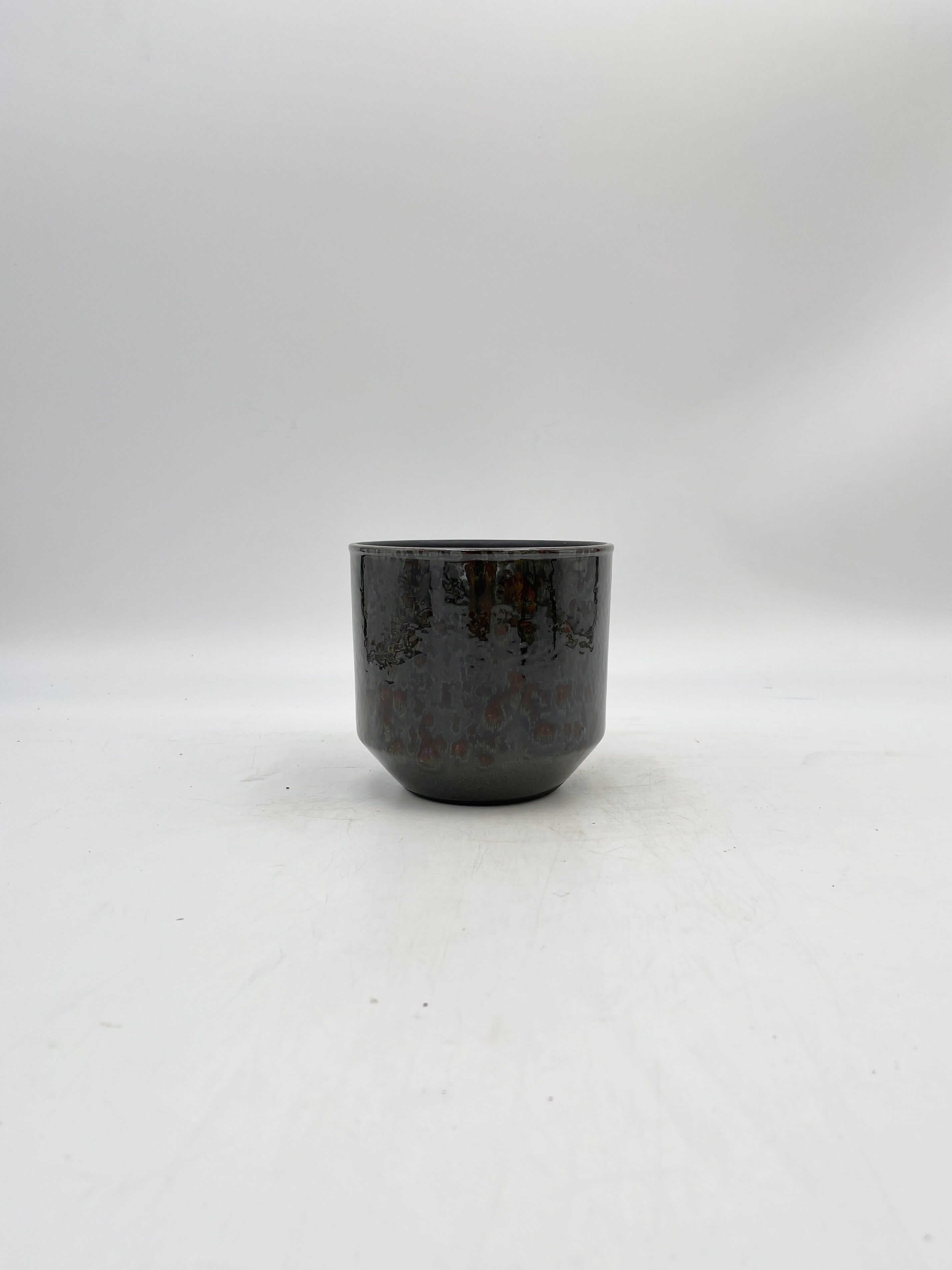 Sebastian Handmade Indoor Pots, Green, 14cm - 17cm House Plant Pot