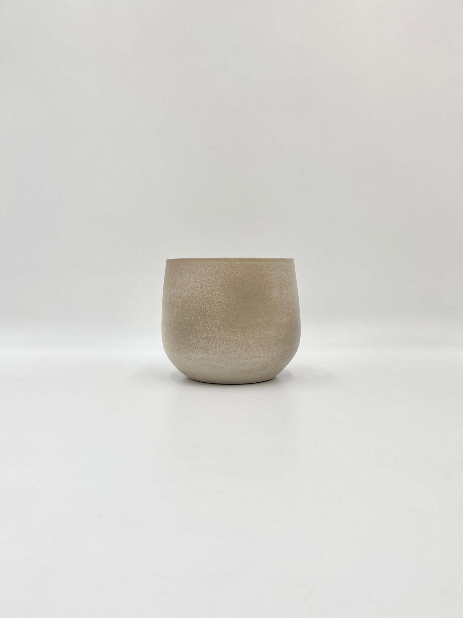 Sevilla Ceramic Indoor Plant Pots, Off White Houseplant Pot