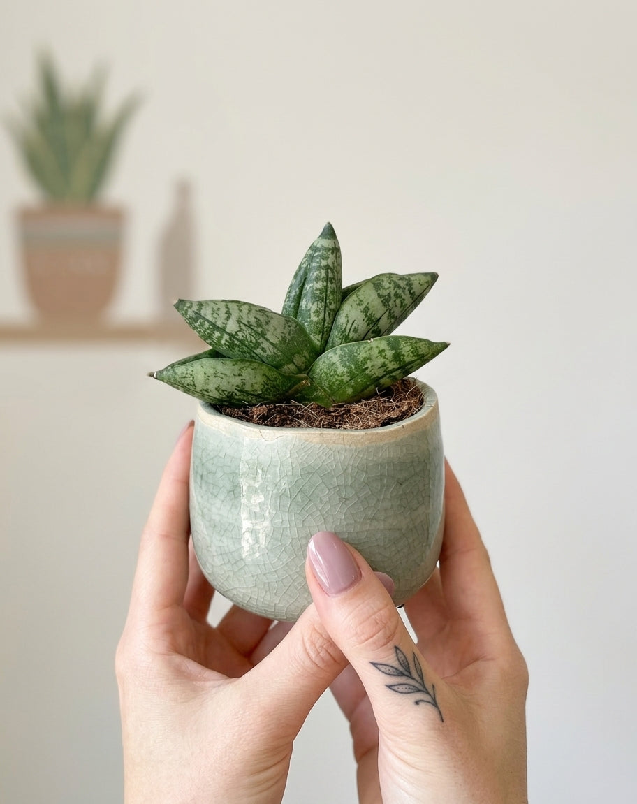 Sansevieria Boncellensis, Starfish Plant, Easy Care Snake Plant, Air purifier plant