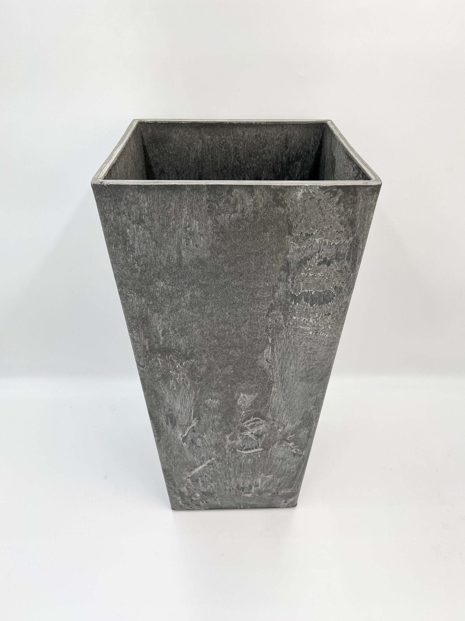 Tall Plant Pot Artstone - H49cm - Grey - Indoor & Outdoor- Eco Friendly