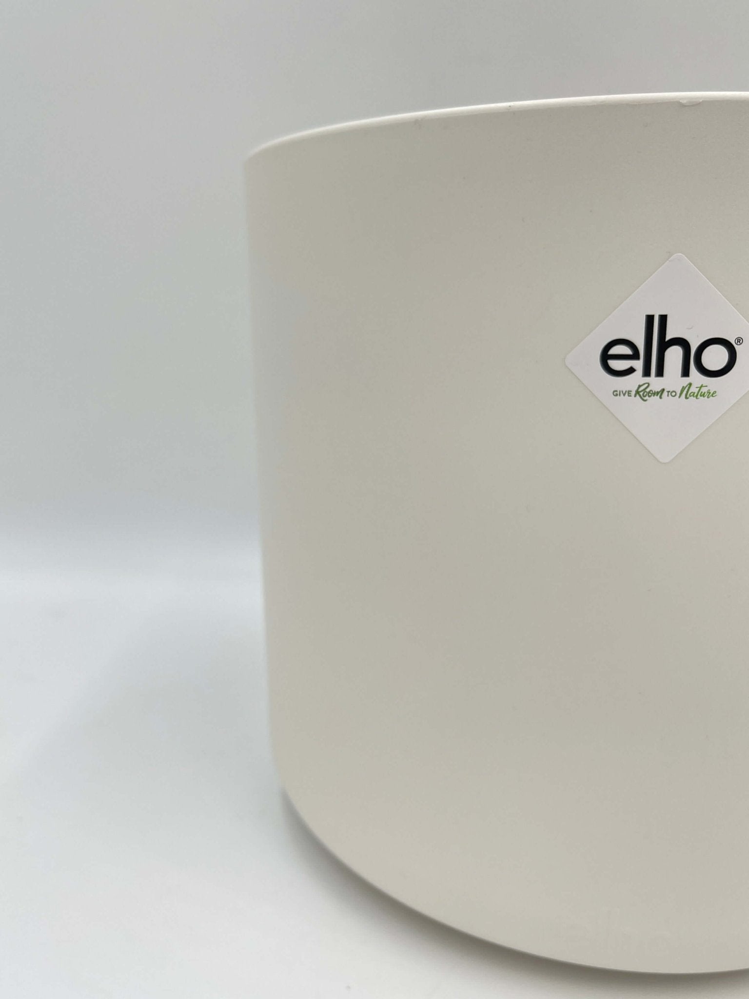 White Plant Pot- Elho Eco-Friendly Plastic Pots - in Multiple Sizes