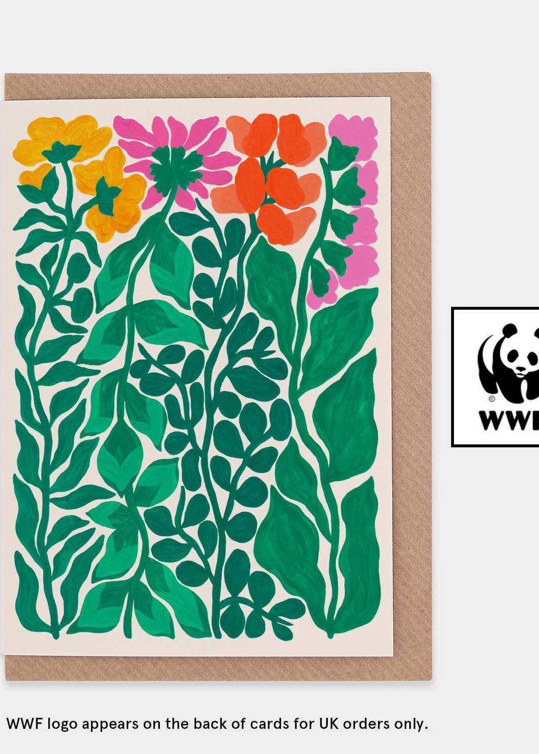 Wildflower Regeneration WWF Greetings Card - Rebel Plants