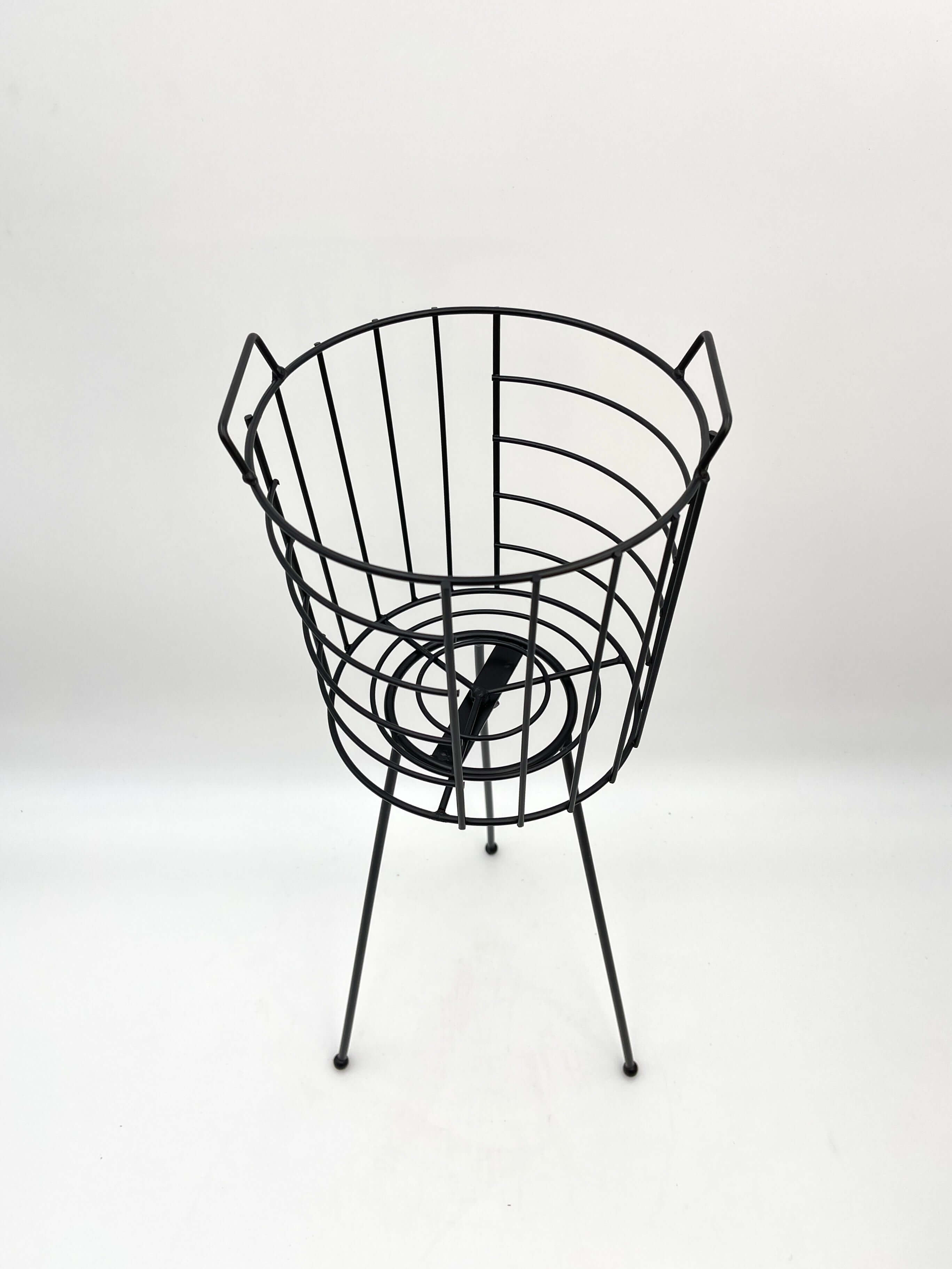 Black Metal Plant Stand, D19cm