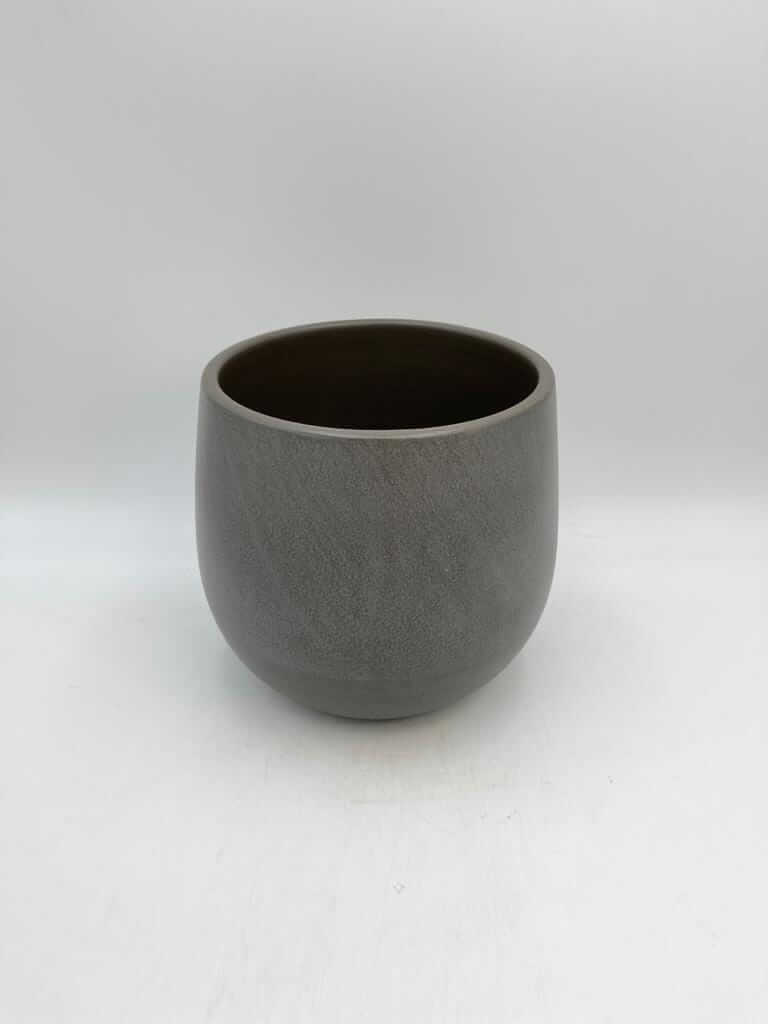Esra Ceramic Plant Pots, Mystic Grey, Handmade