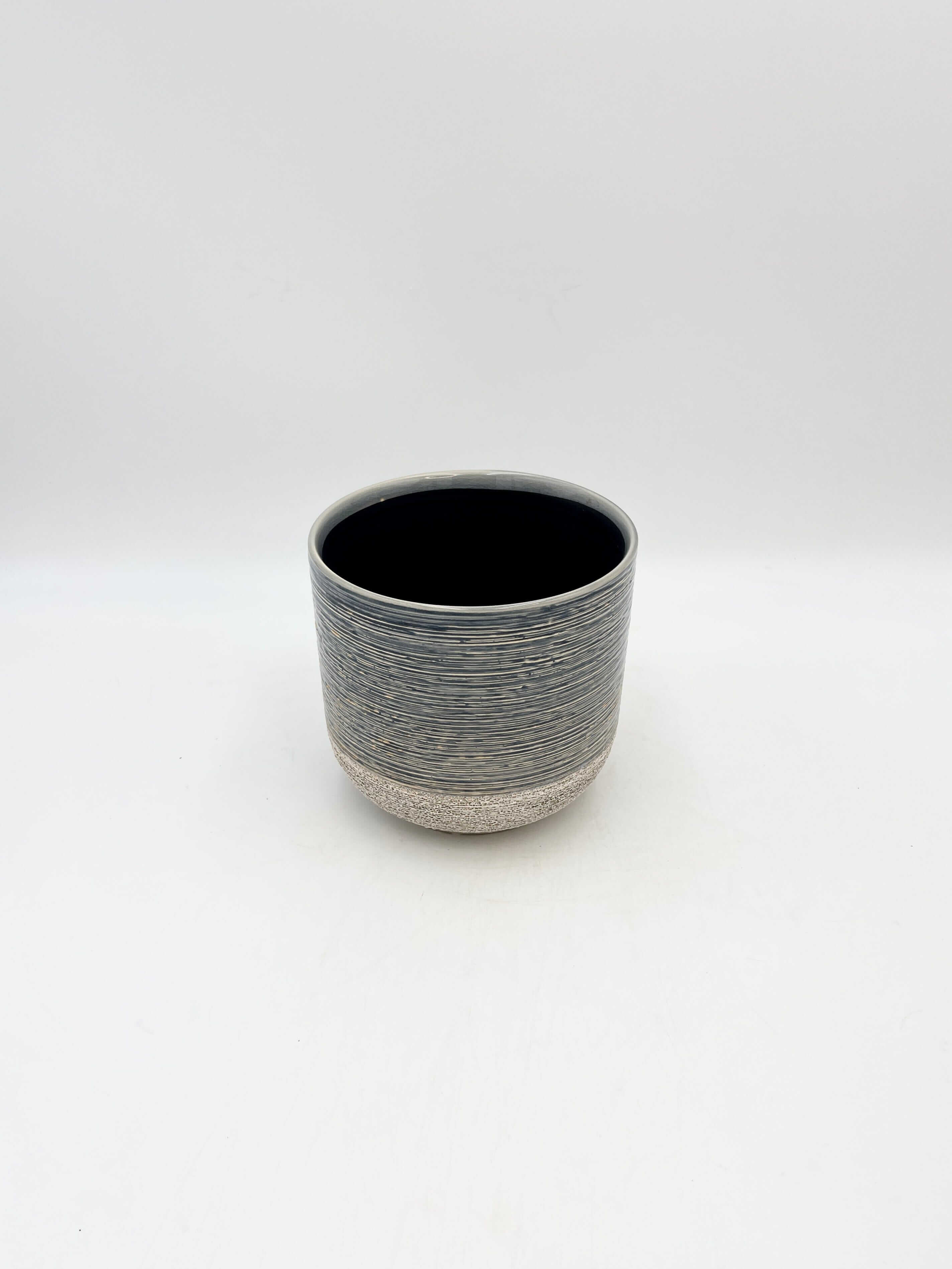 Issa Plant Pot, Blue, D18cm, Handmade