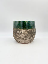 Lindy Ceramic Plant Pots, Emerald Green