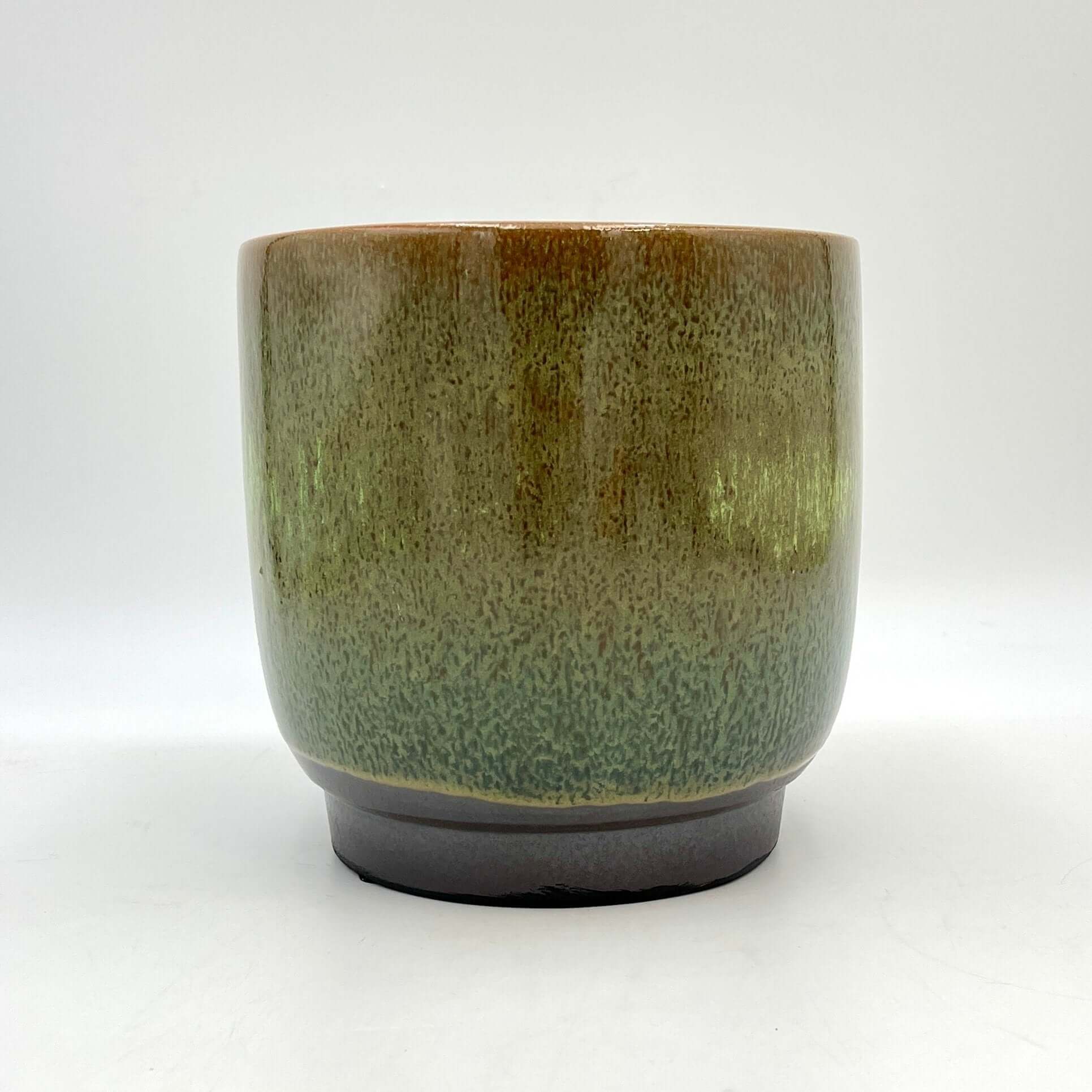 Linn Ceramic Plant Pots, Deep Green, Handmade