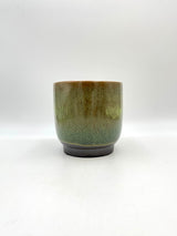 Linn Ceramic Plant Pot, Deep Green, D21cm