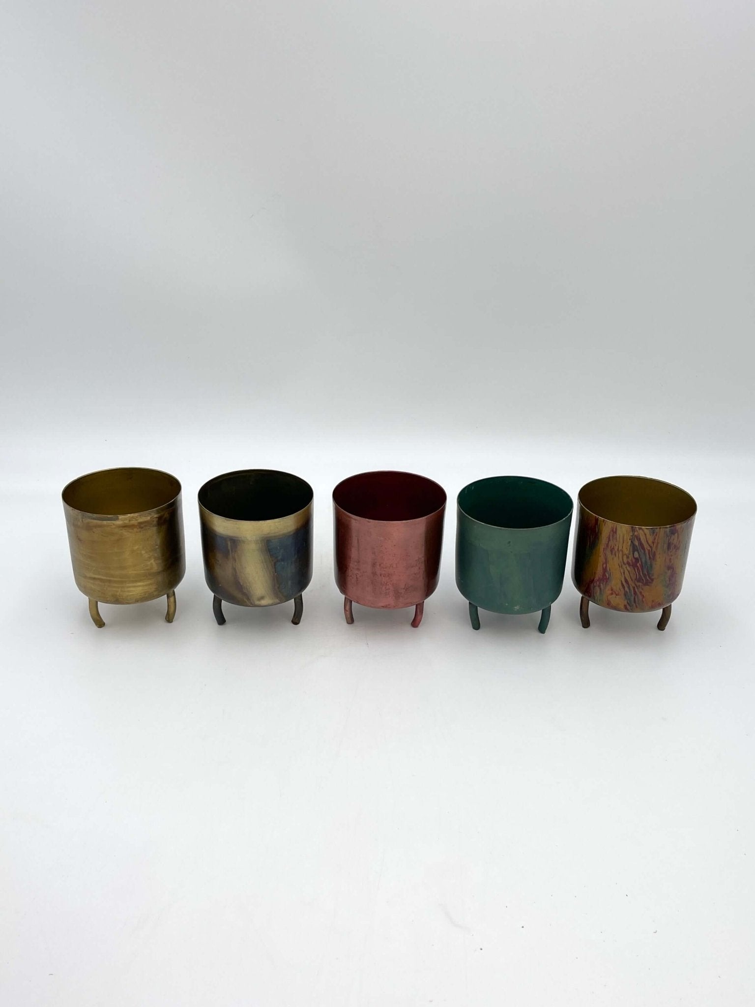 Metal Plant Pots, D8cm
