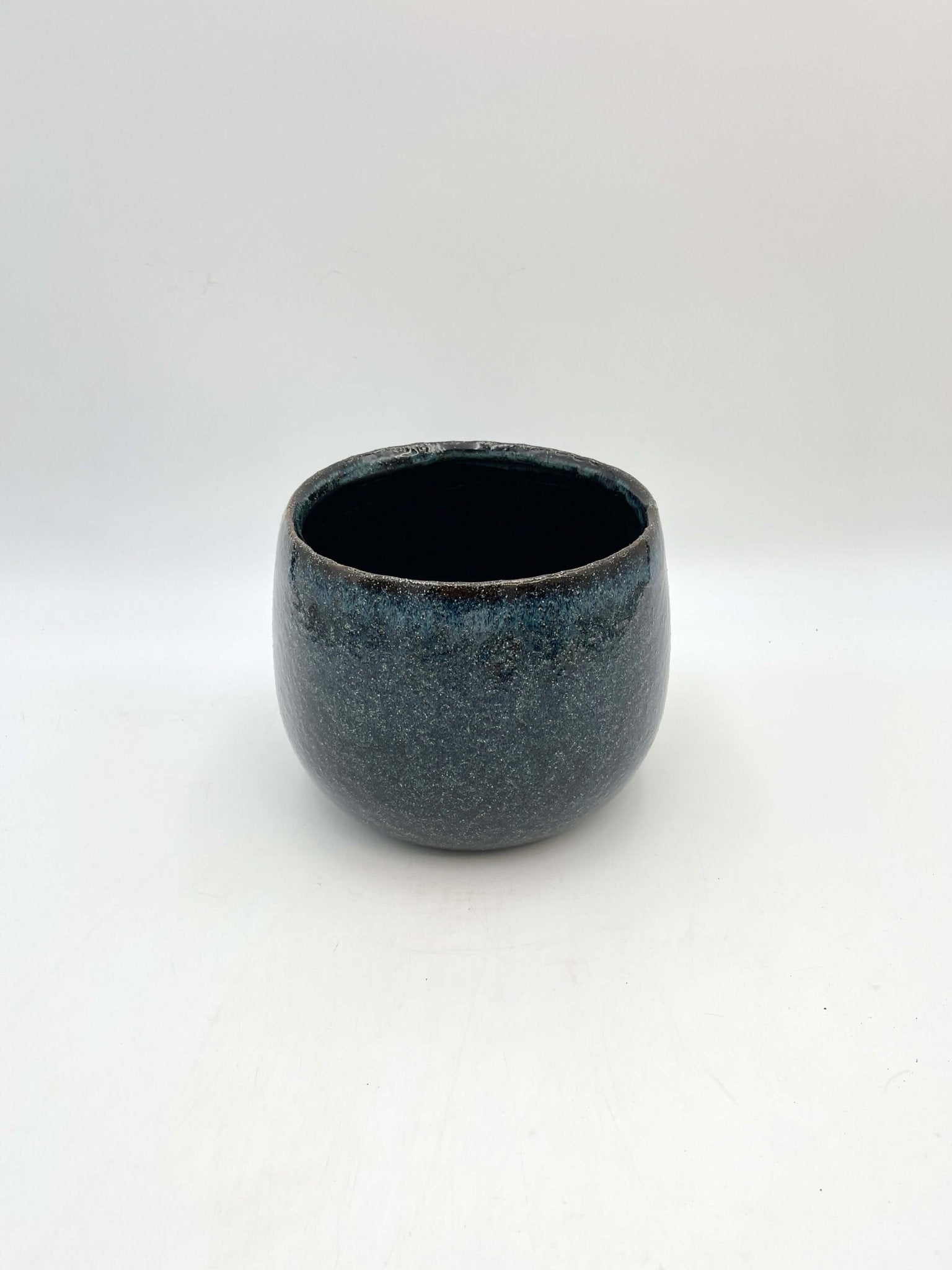 Odile Handmade Ceramic Plant Pots, Blue, House Plant Pot in Multiple Sizes