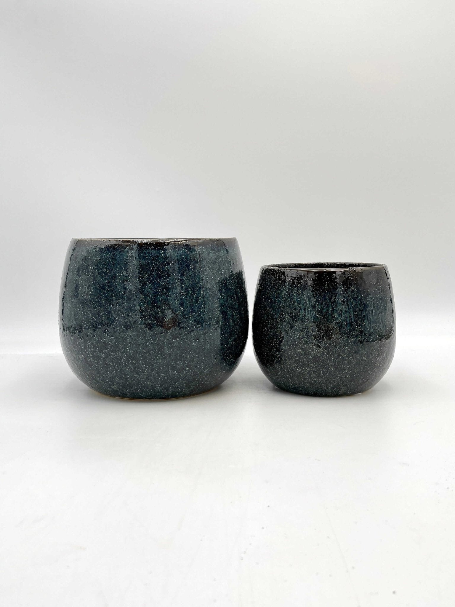 Odile Handmade Ceramic Plant Pots, Blue, House Plant Pot in Multiple Sizes
