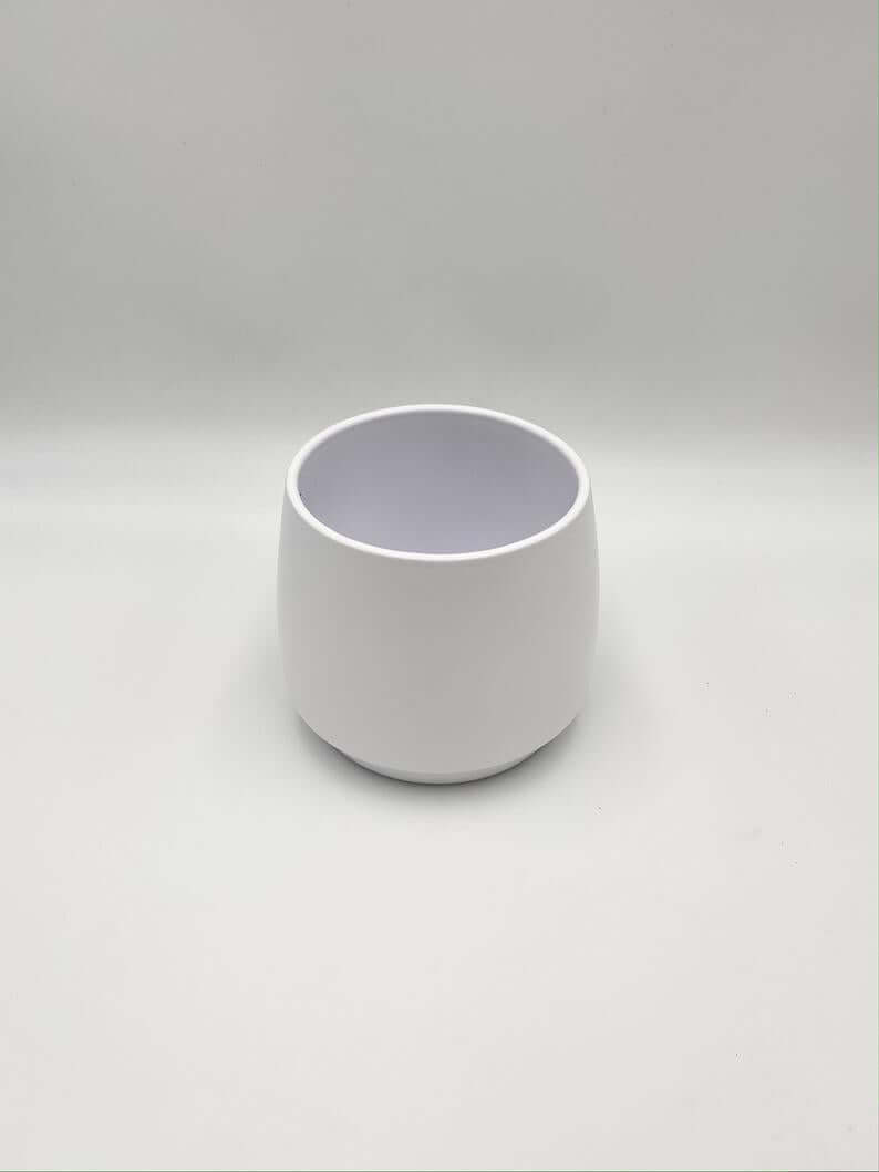 Orbit Ceramic Plant Pots, White