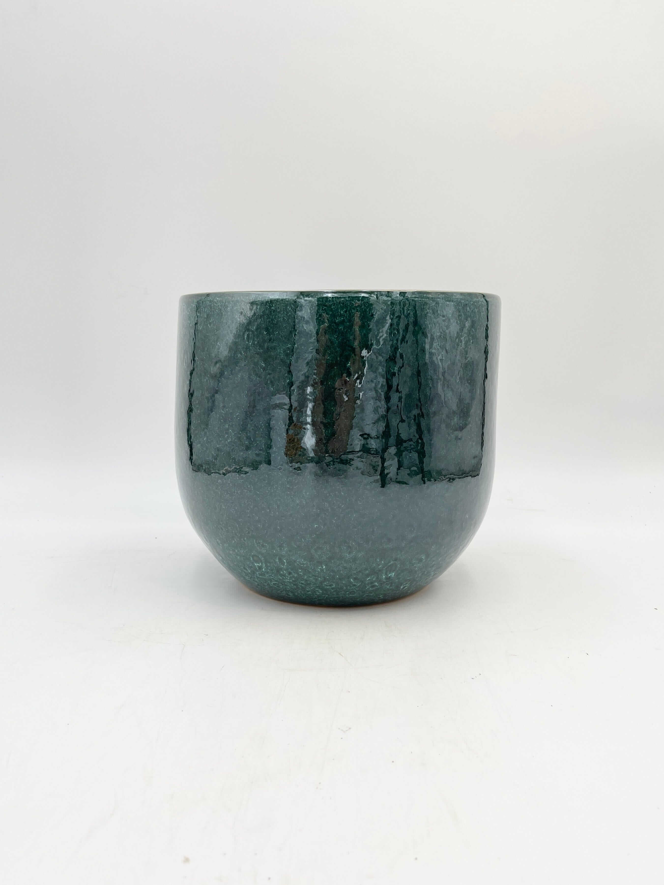 Paola Handmade, Ceramic Plant Pots, Turquoise House Plant Pot in Multiple Sizes