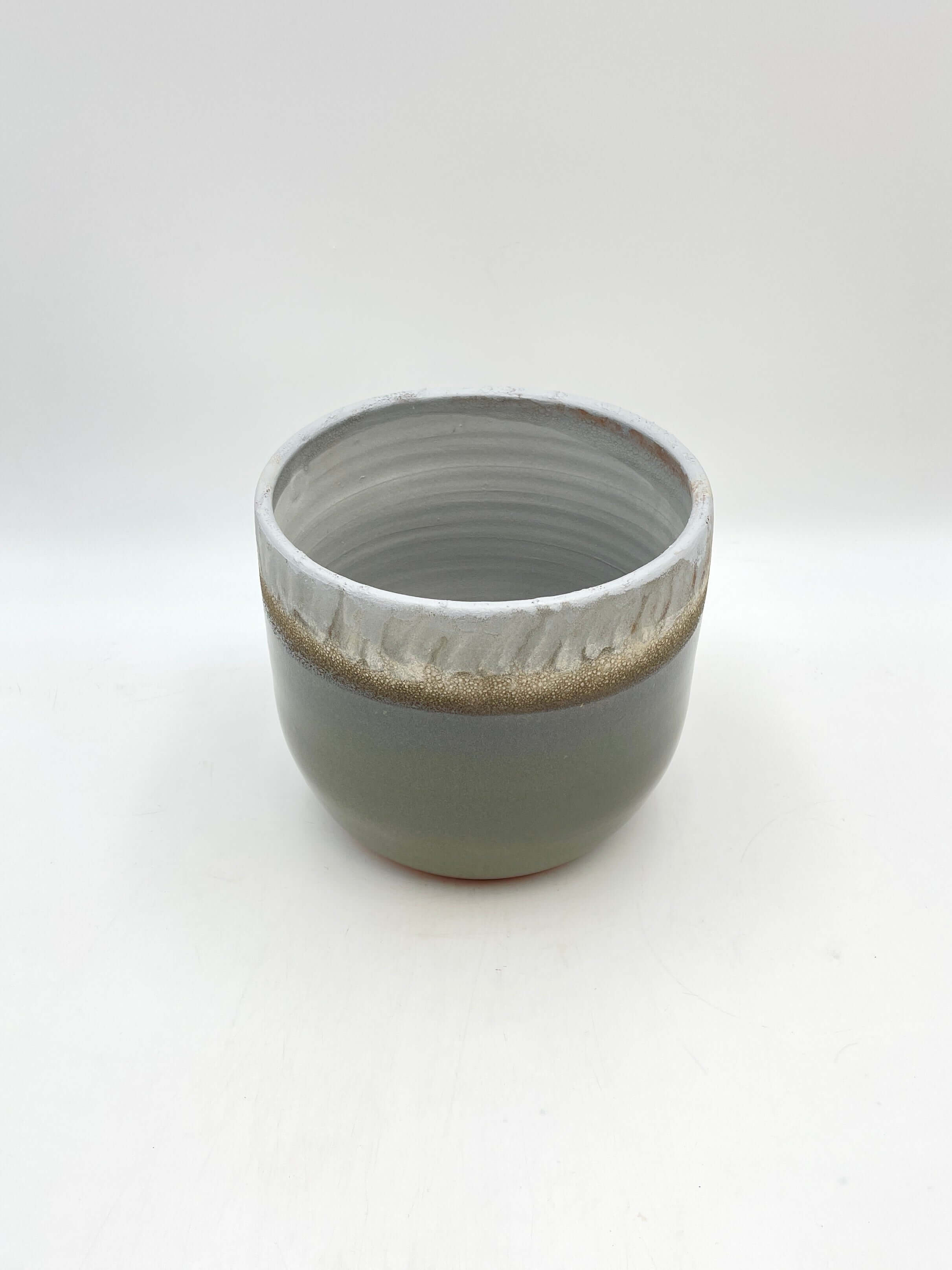 Tara Handmade Ceramic Pots, Forest Green