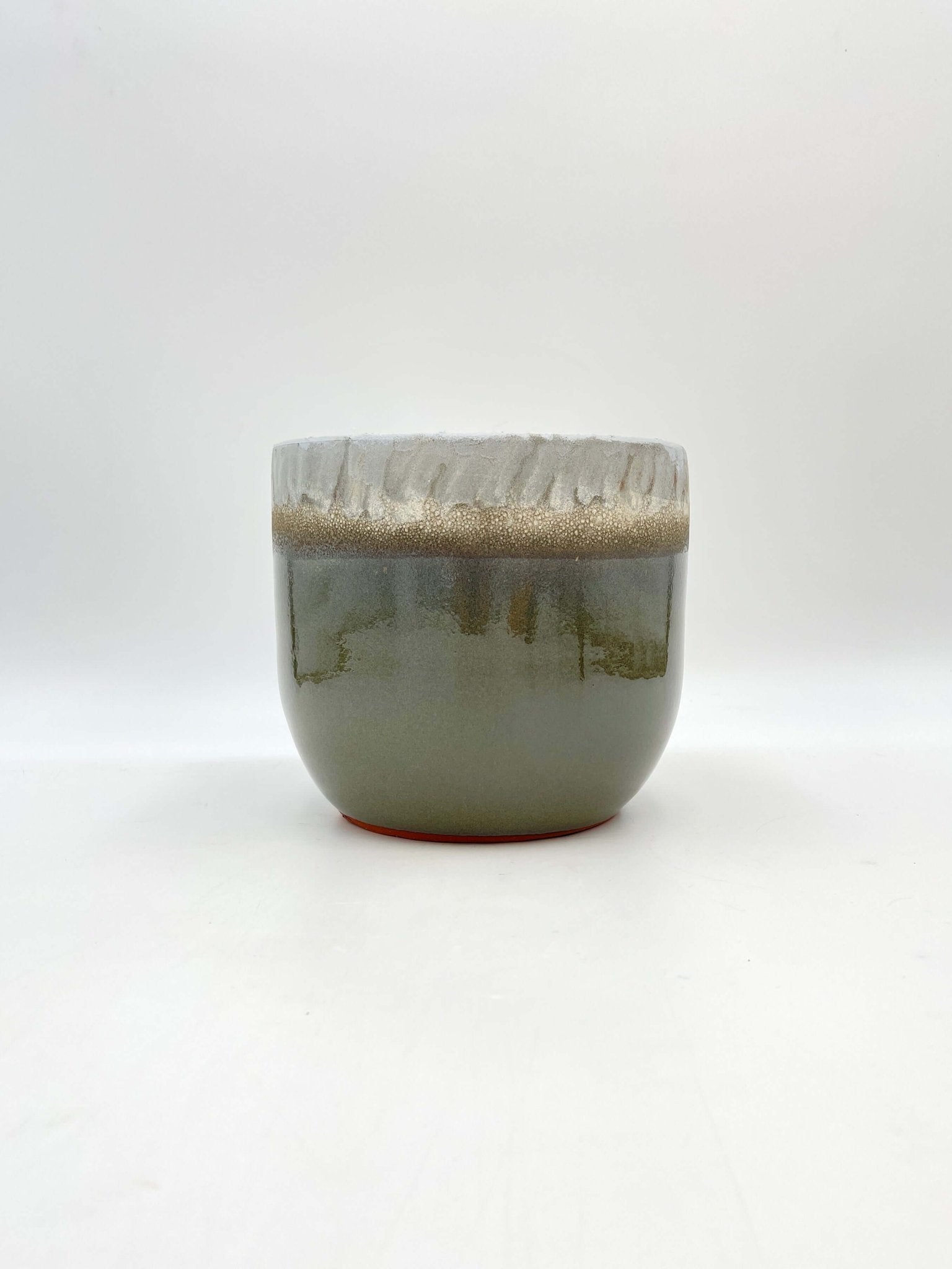 Tara Handmade Ceramic Pots, Forest Green