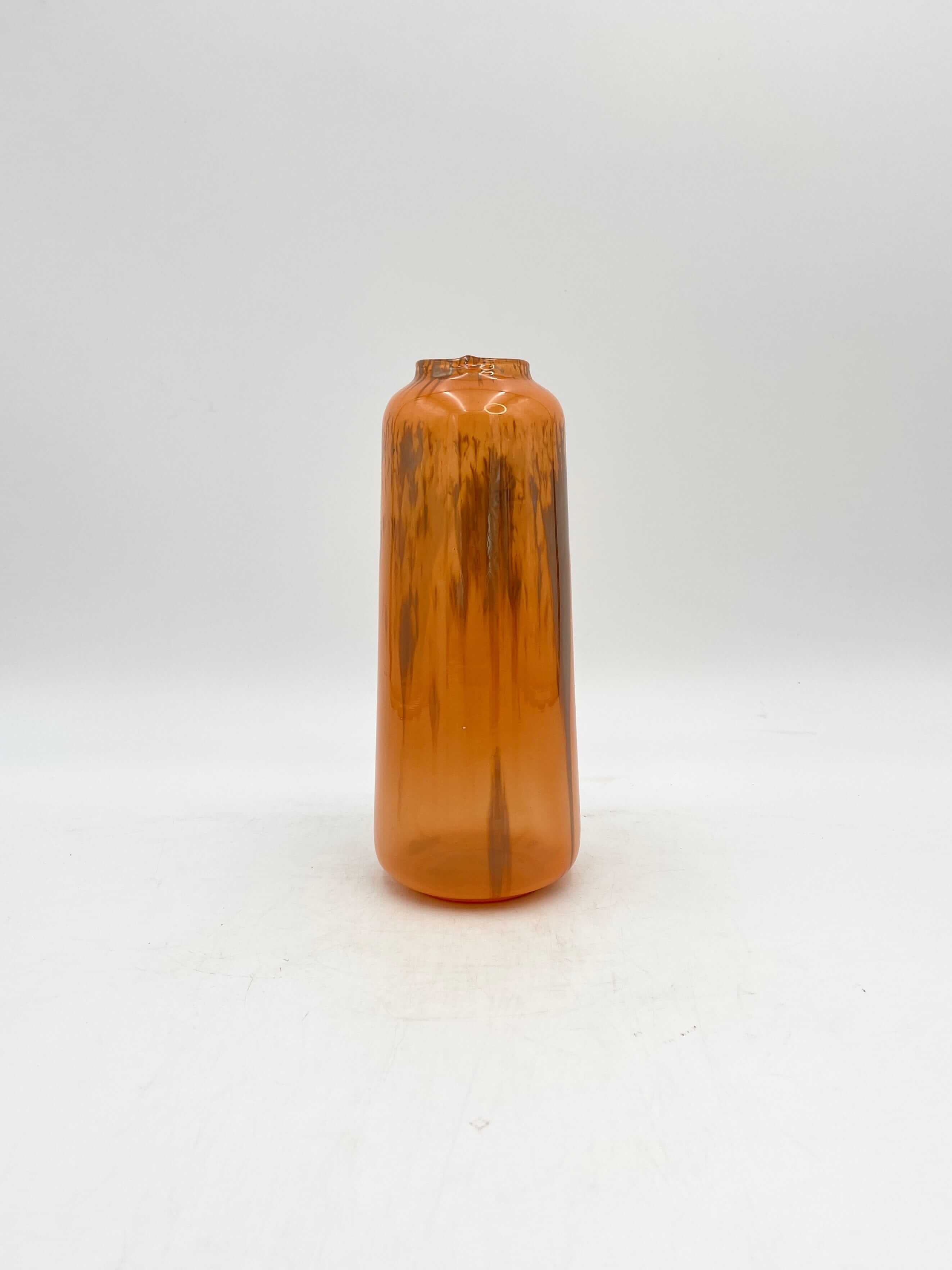 Vase Meja Splash Orange, Various Sizes, Handmade Flower Vase
