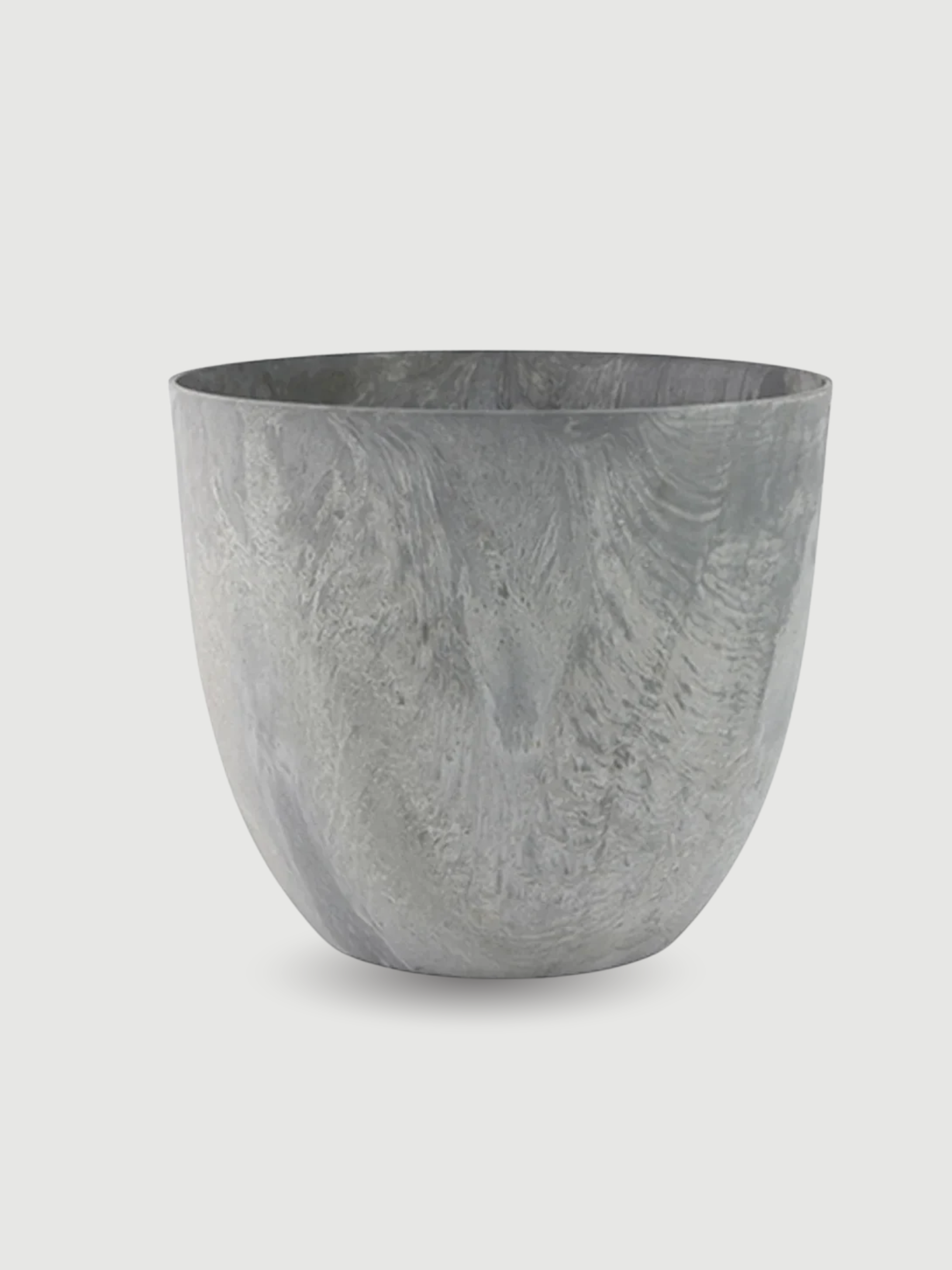 Artstone Bola Eco-Friendly Plant Pots – Recycled Plastic & Stone, Grey