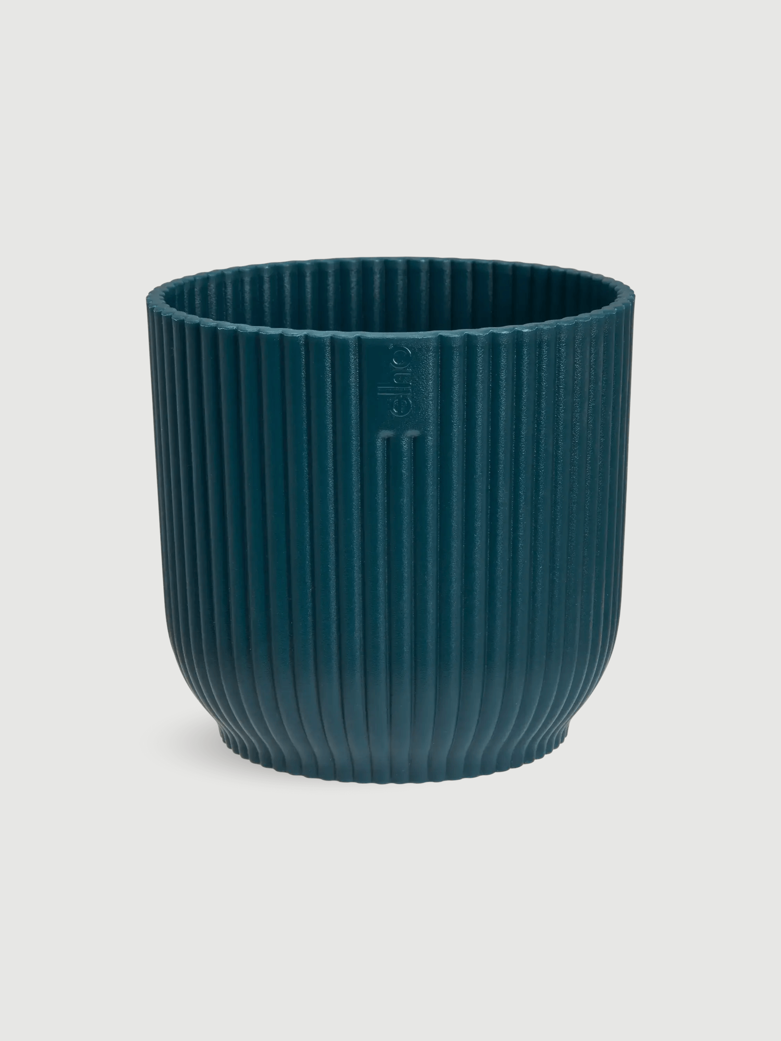 Elho Vibes Fold, Deep Blue Plant Pots in Multiple Sizes, Recycled Plastic
