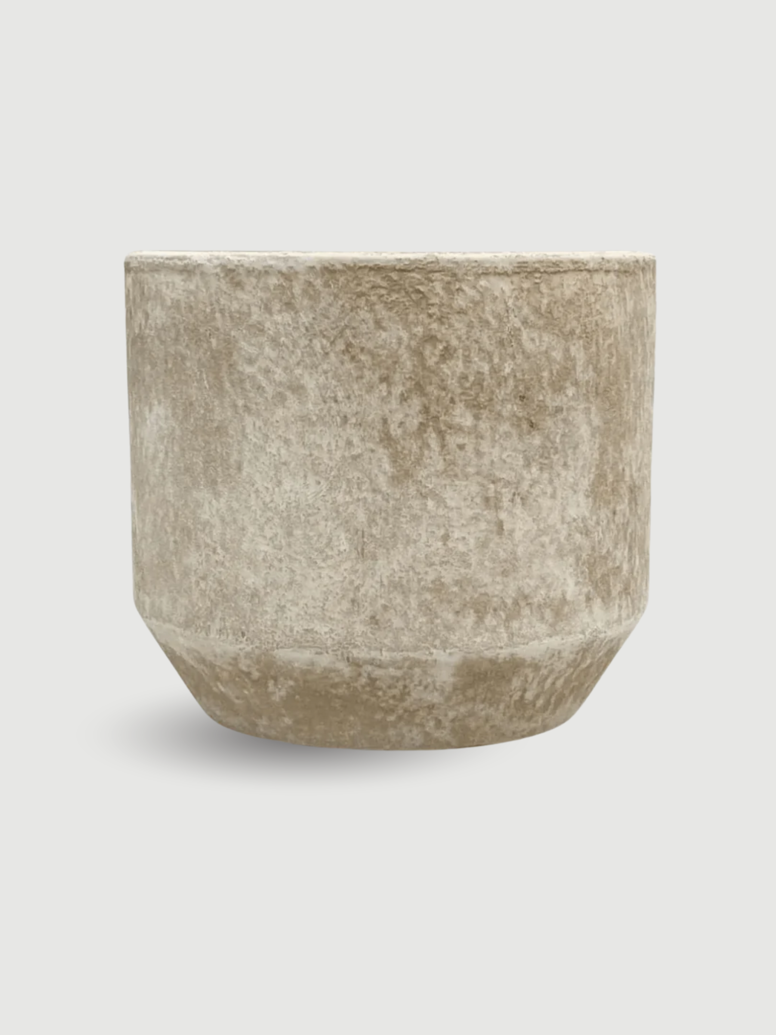 Lars Ceramic Plant Pots, Rustic Beige, Handmade XL, House Plant Pot in Multiple Sizes