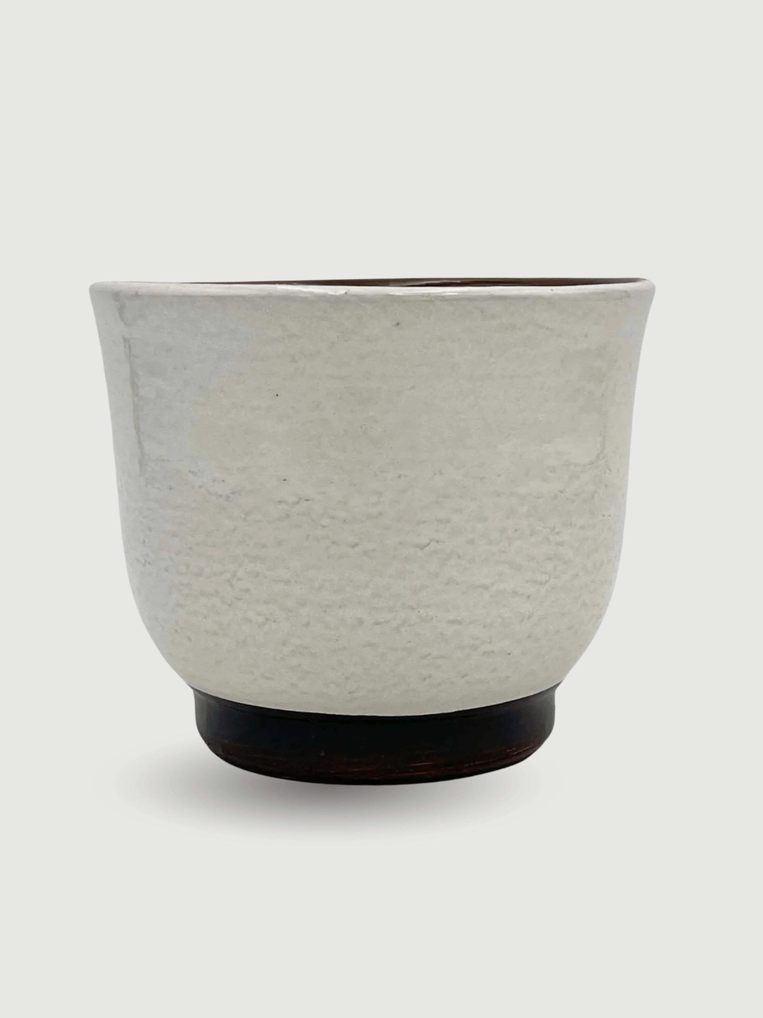 Jayla Ceramic Plant Pots, White, Handmade Houseplant Pot in Multiple Sizes