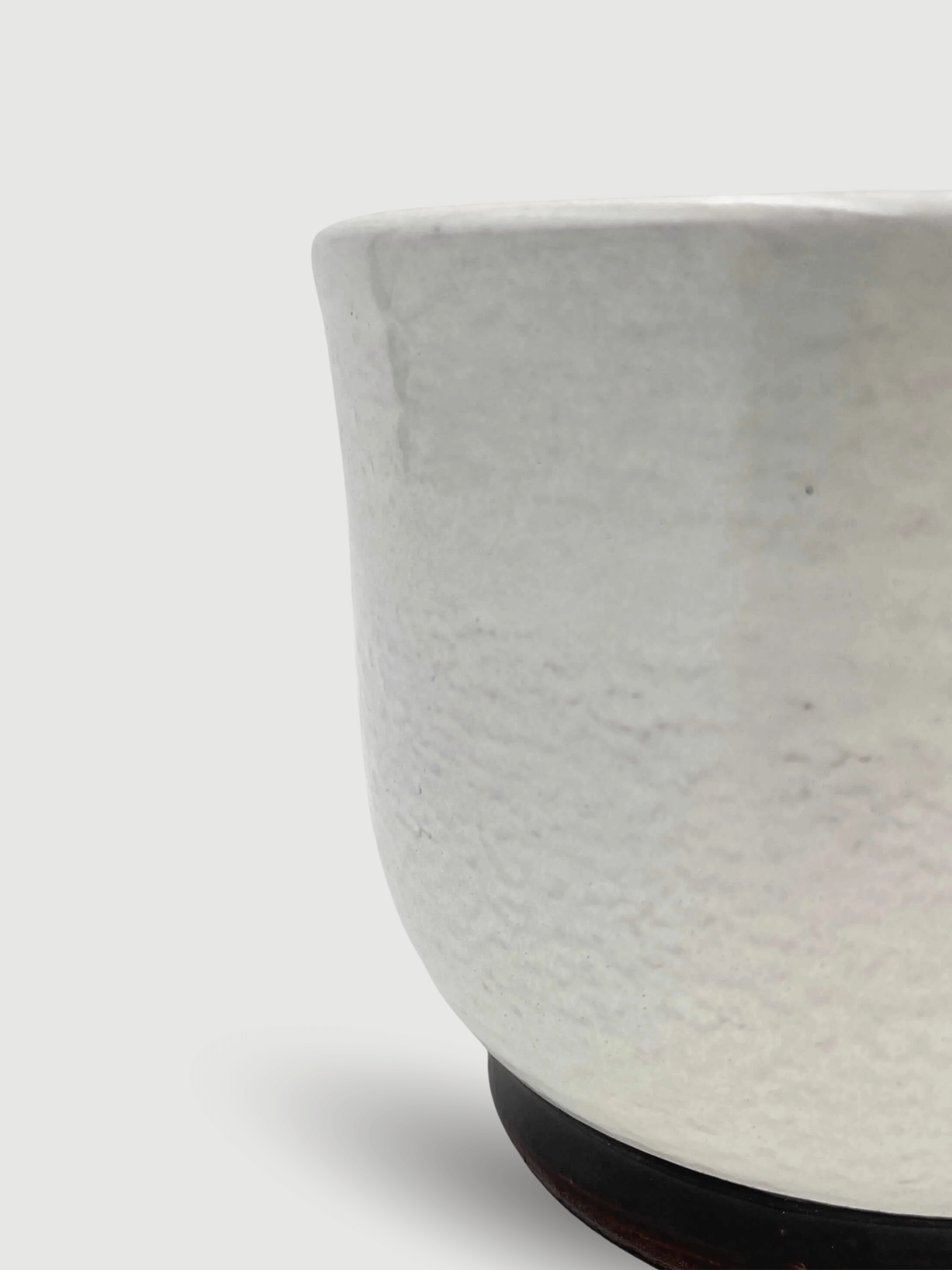 Jayla Ceramic Plant Pots, White, Handmade Houseplant Pot in Multiple Sizes