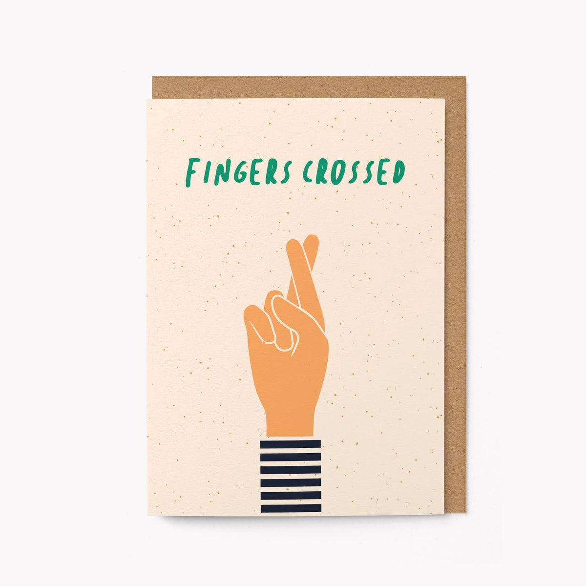 Fingers crossed - Good Luck Greeting Card