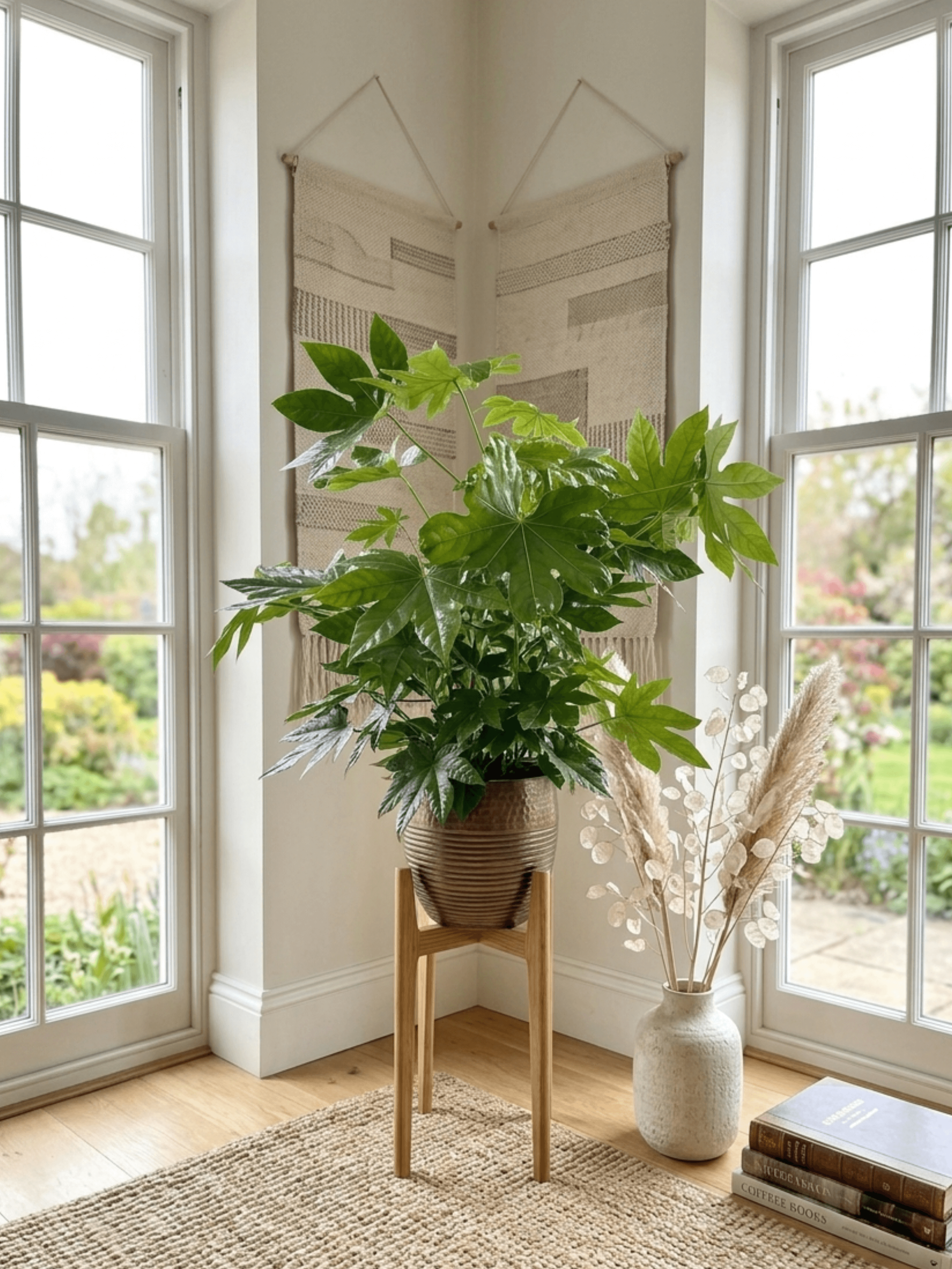 Fatsia japonica, Large Japanese aralia, in 21cm Pot, Indoor Plant