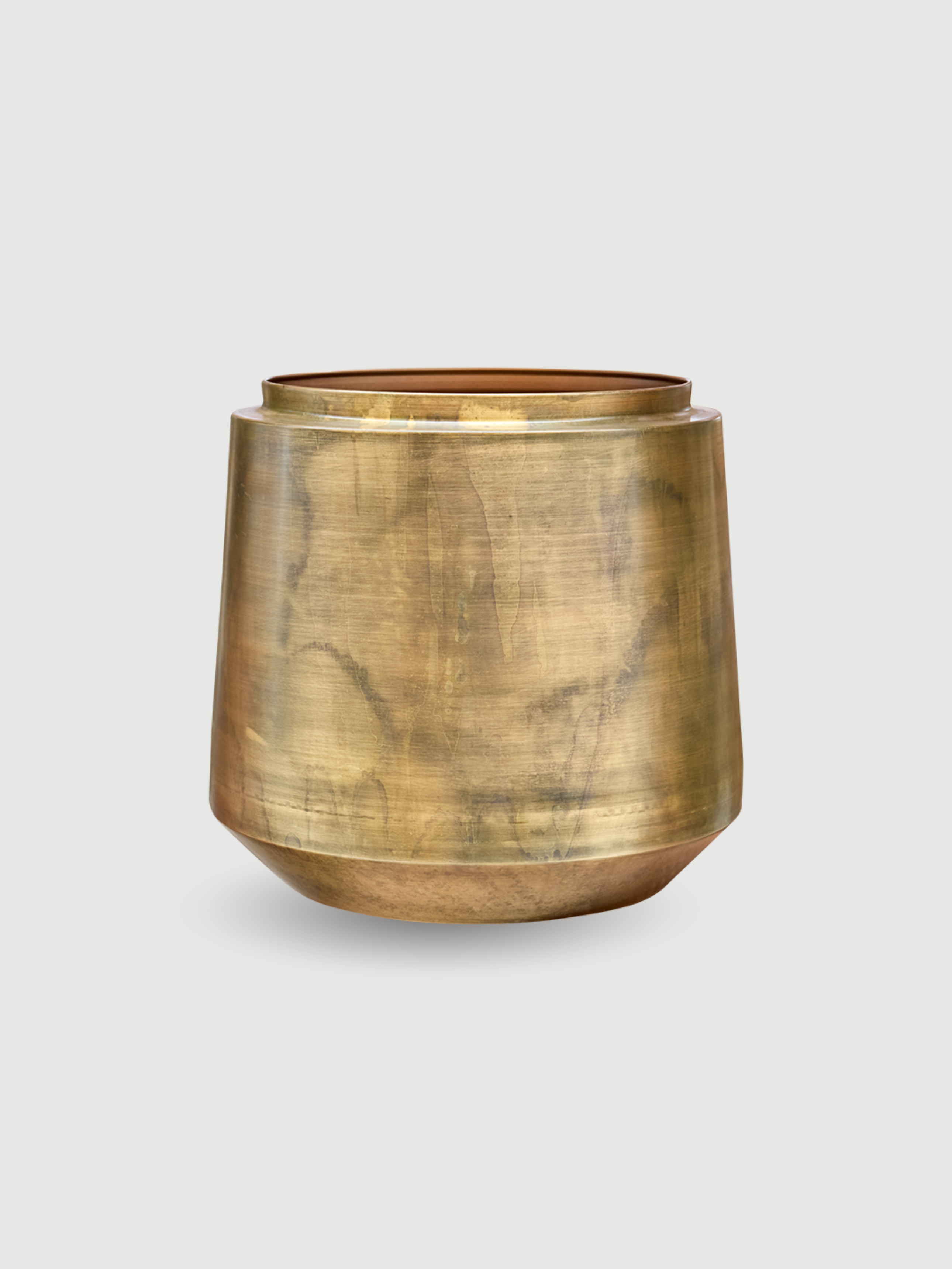 Handmade_Indigo_Metal_Pots_Vintage_Gold_Retro_Houseplant_Pot