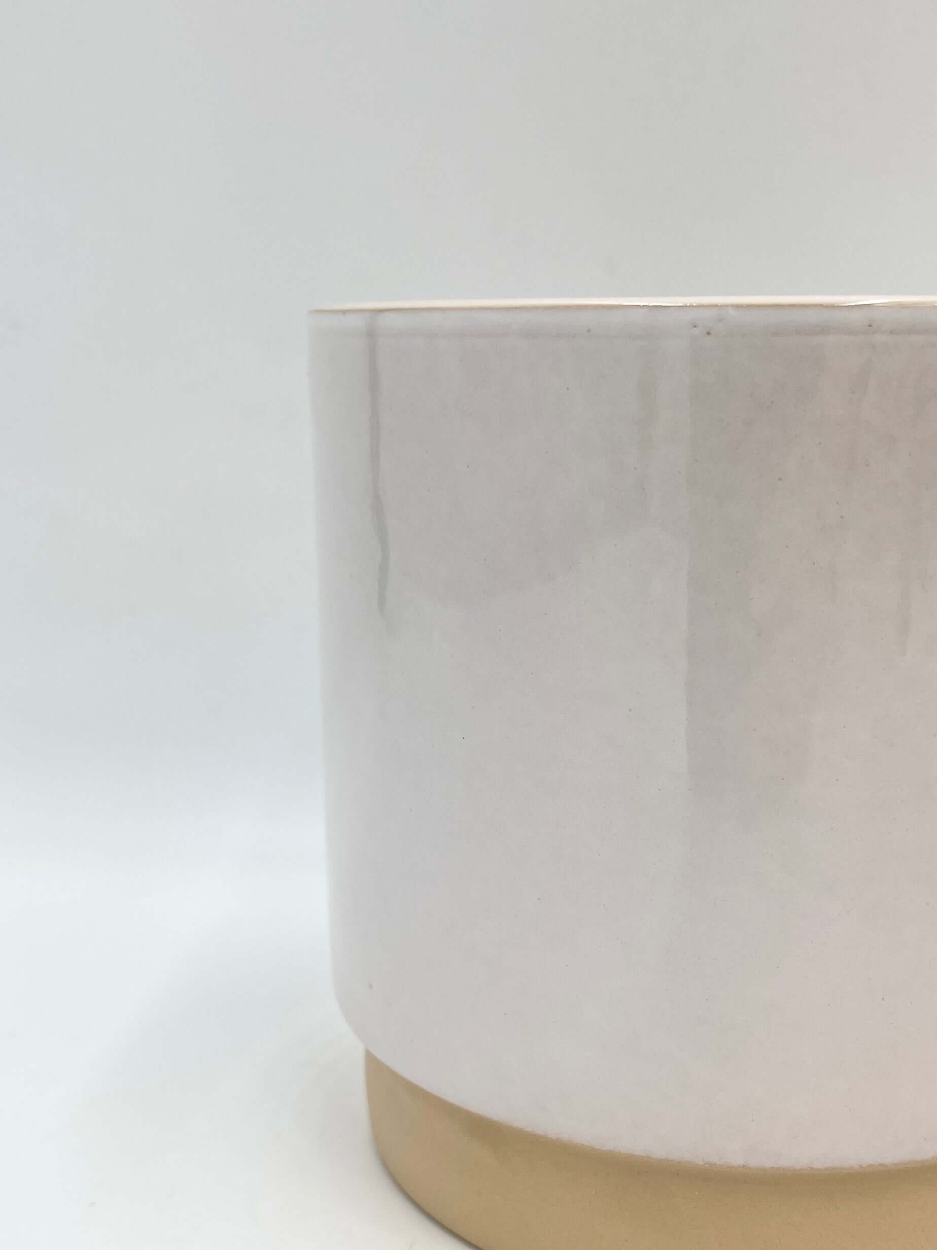 Eno White Ceramic Plant Pot | Modern Minimalist Design| Multiple Sizes