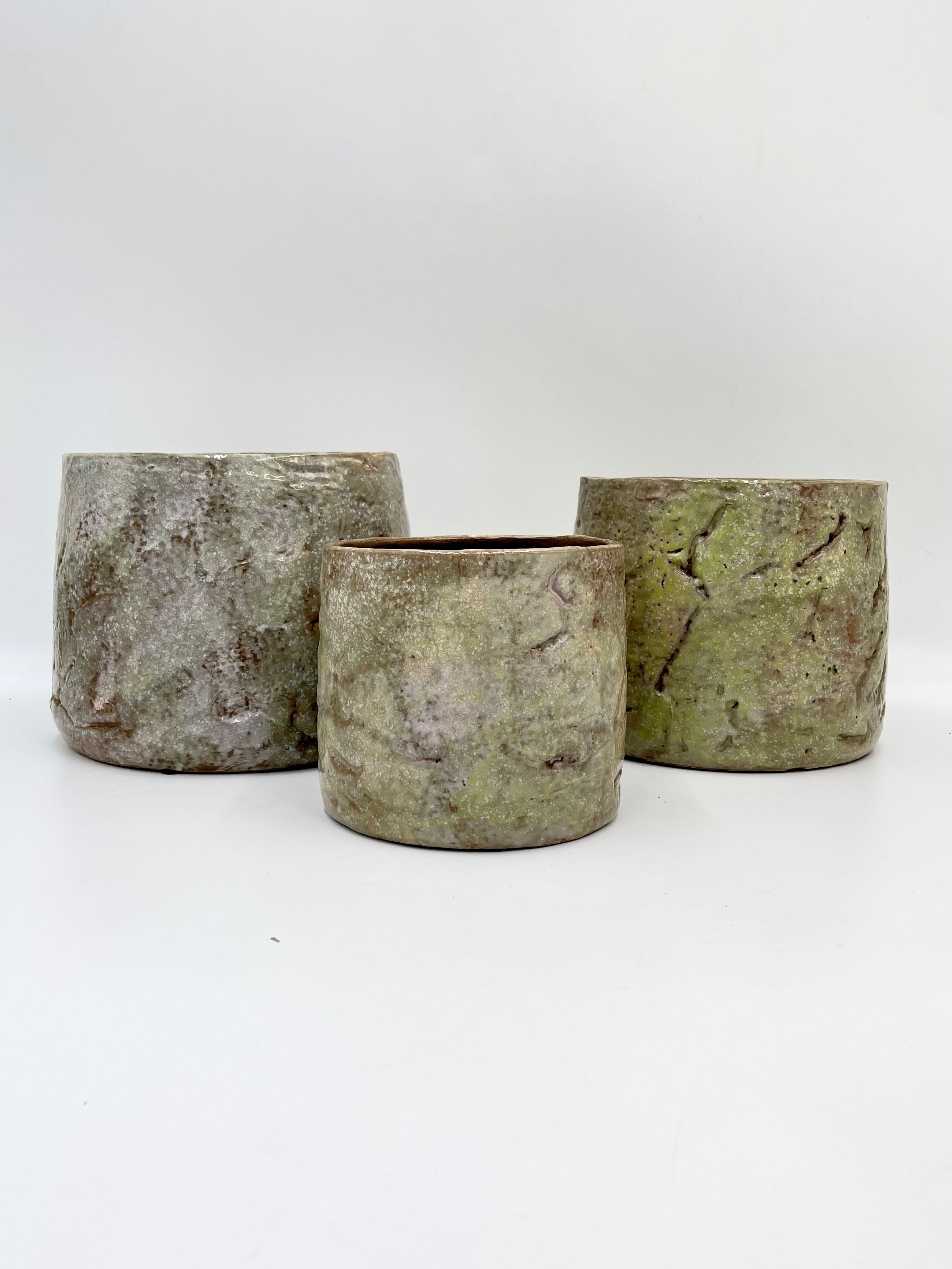 Masha Mint Green Ceramic Plant Pot, Multiple Sizes, Indoor Planter