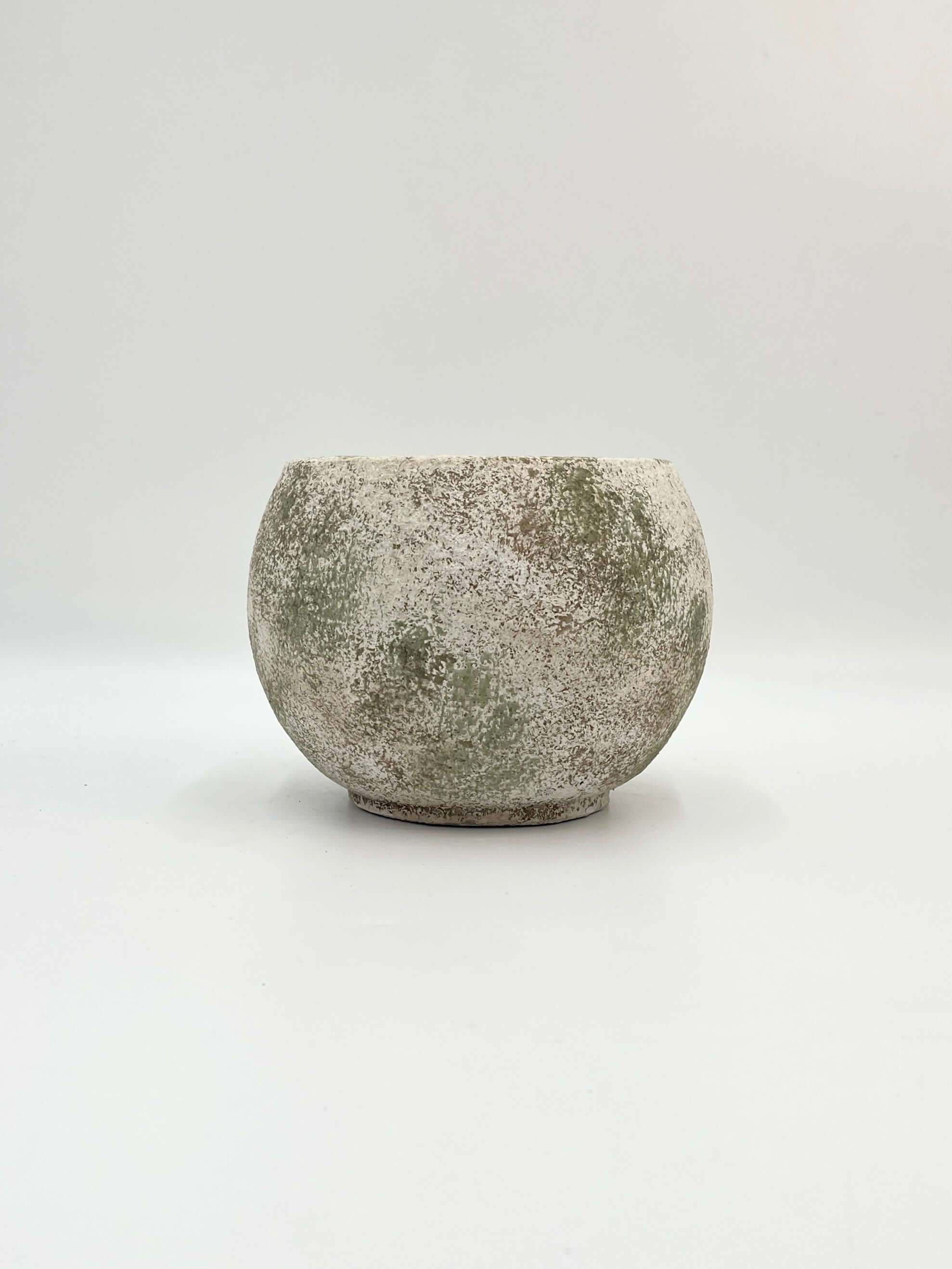 Tommy Ceramic Plant Pot, Light Green & Beige, Multiple Sizes