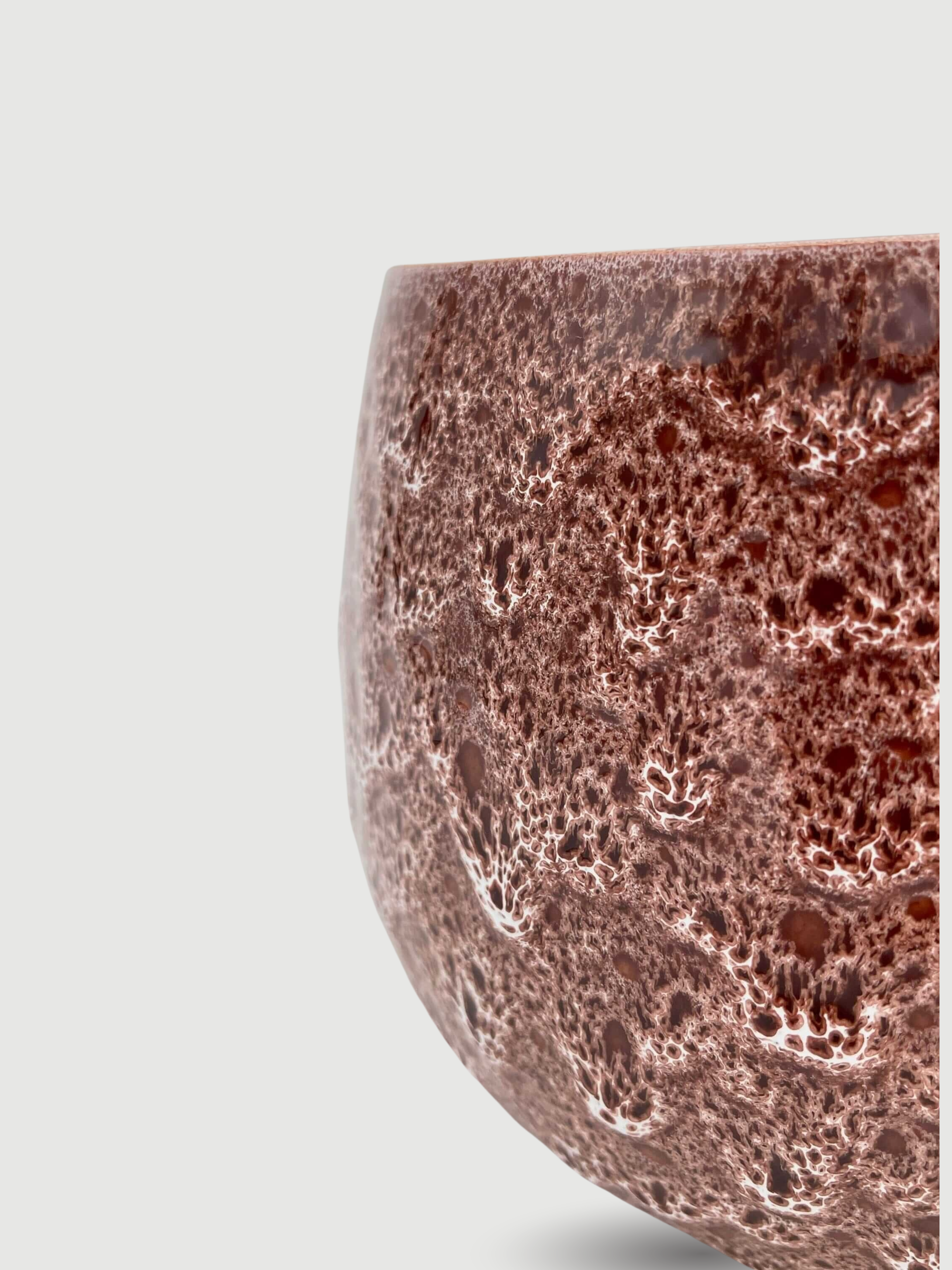 Paola_Handmade_Ceramic_Plant_Pots_Round_Red_D29cm