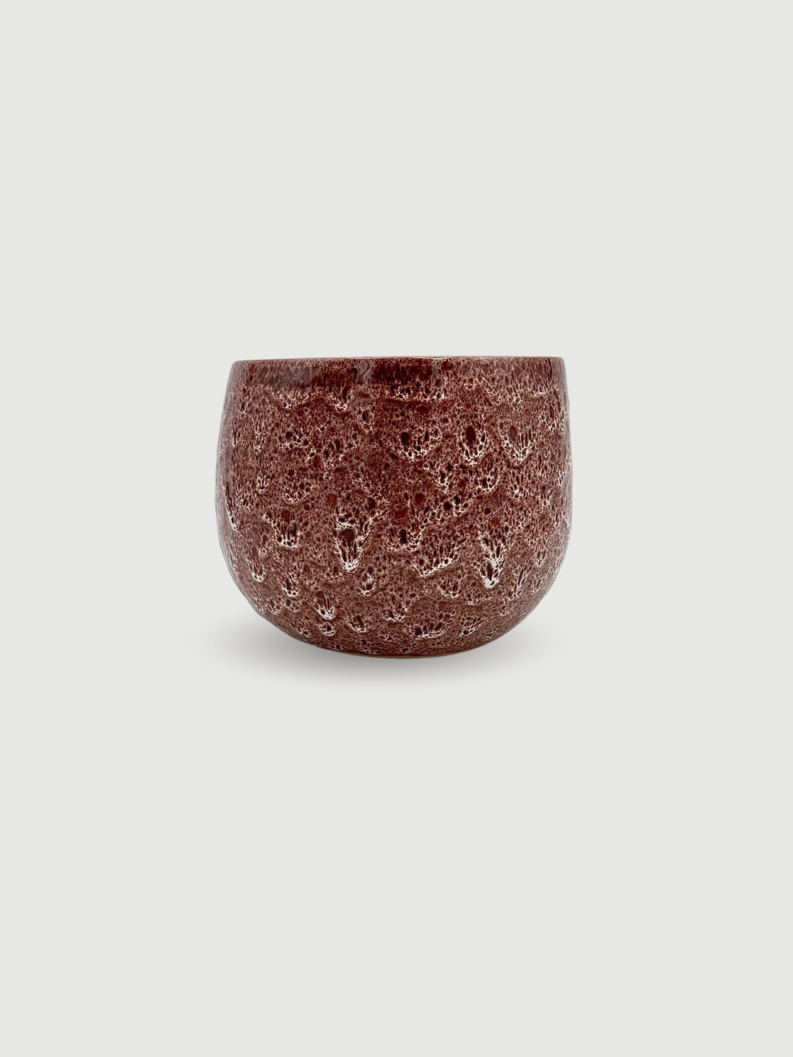 Paola_Handmade_Ceramic_Plant_Pots_Round_Red_D29cm